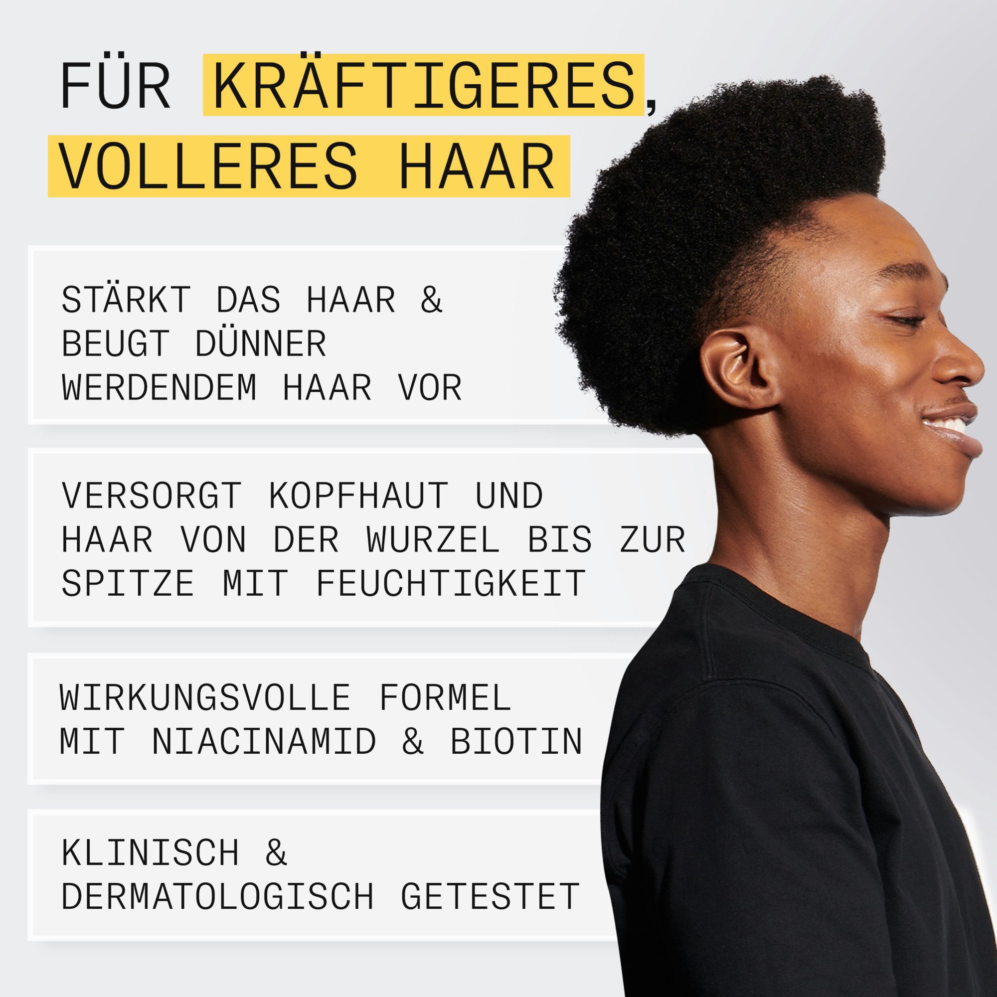 Nioxin Kopfhaut-Pflegeshampoo NIOXIN SCALP + HAIR SYSTEM 1 SHAMPOO, mehr Volumen, schützt vor Haarbruch, voller wirkendes Haar
