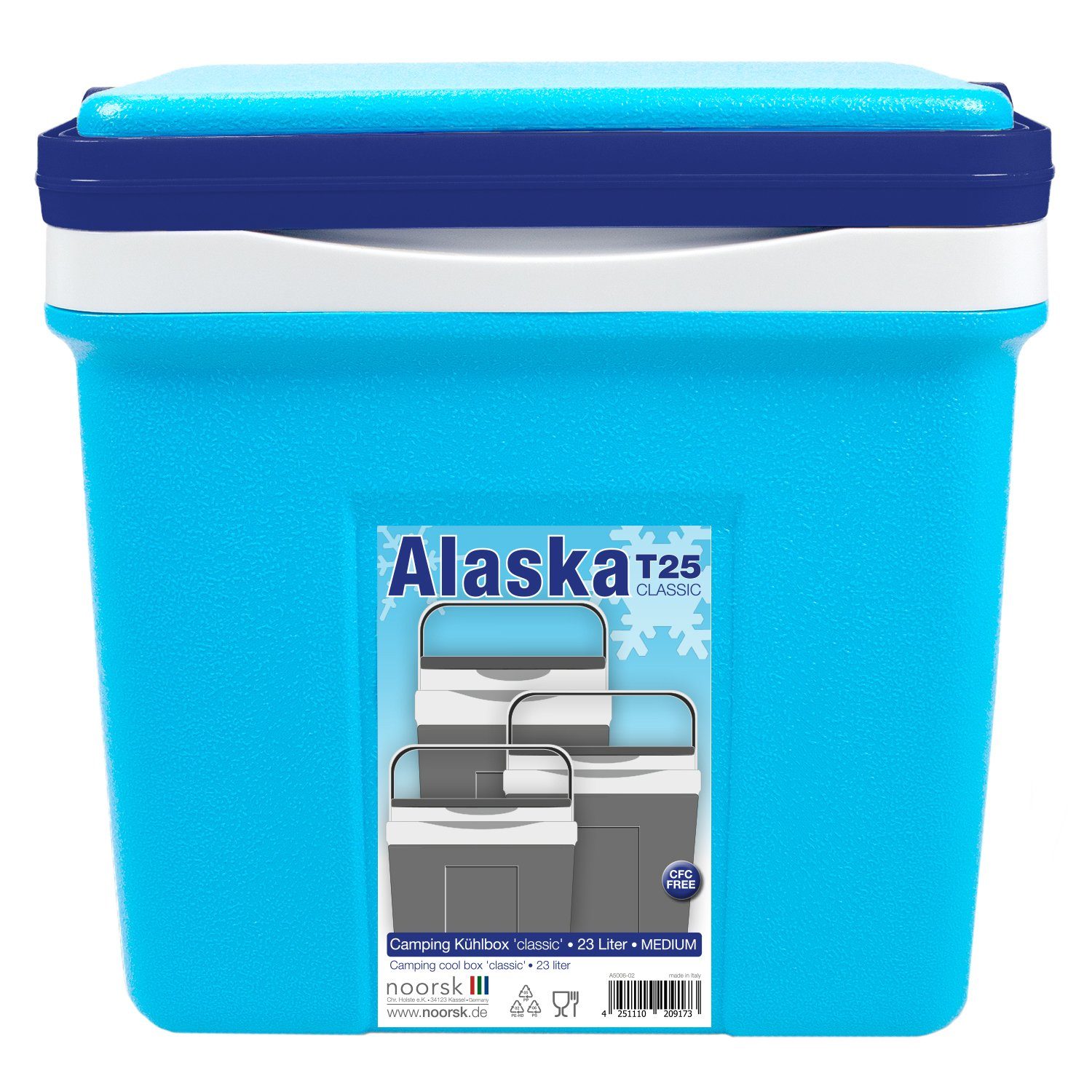 Liter Thermobehälter noorsk Kunststoff verschiedenen mit Größen 23 Klappdeckel, in Kühlbox