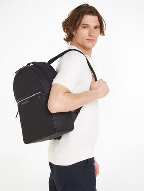 Tommy Hilfiger Cityrucksack TH URBAN NYLON BACKPACK, Reißverschluss-Vorderfach