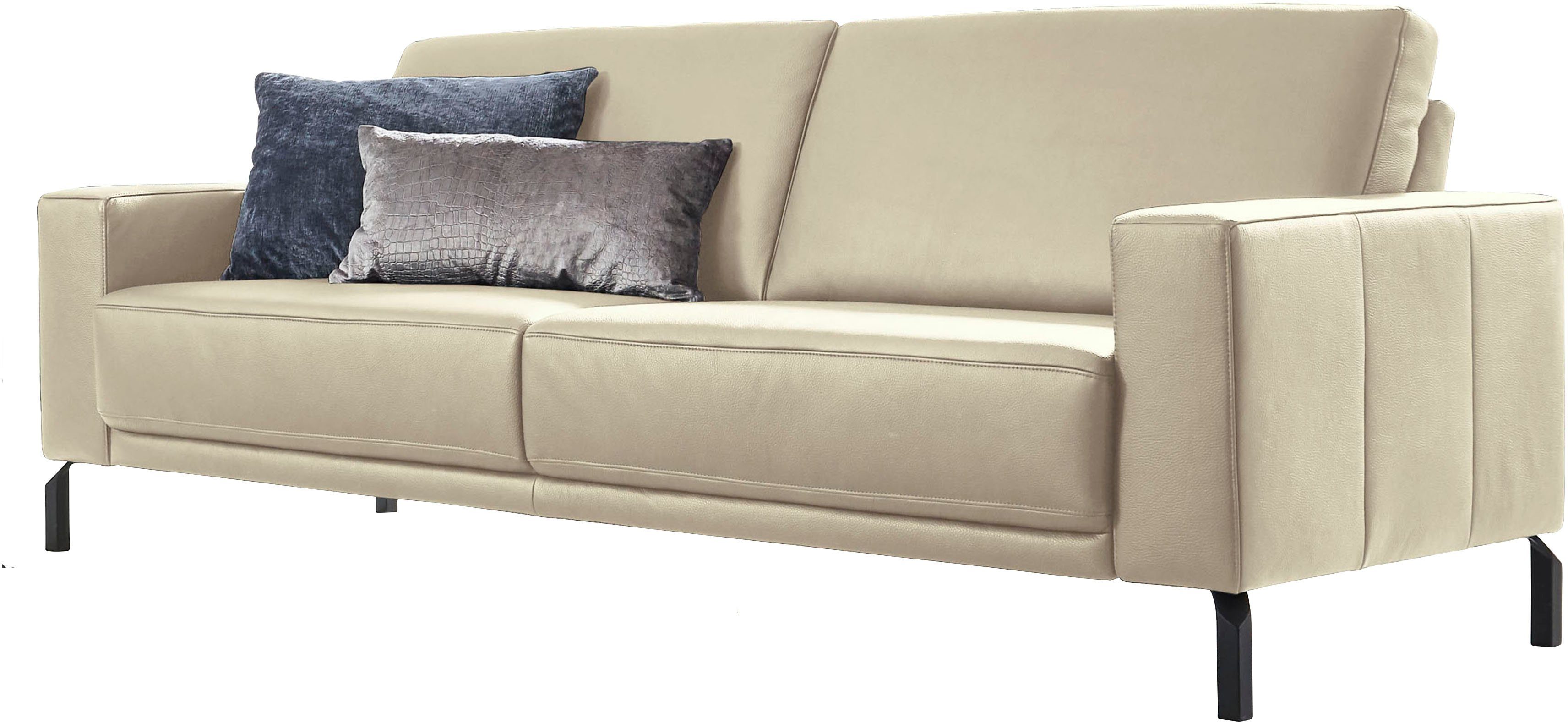 Home affaire 2,5-Sitzer Apiro, 2,5-Sitzer – Premium-Komfort für dein Zuhause, auch mit motorischem Sitzvorzug, Breite 218cm, Dickleder, Federkern