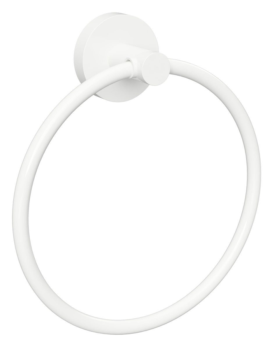 Sapho Handtuchhalter X-ROUND WHITE Handtuchhalter rund, Weiß matt, Sapho-XR411W