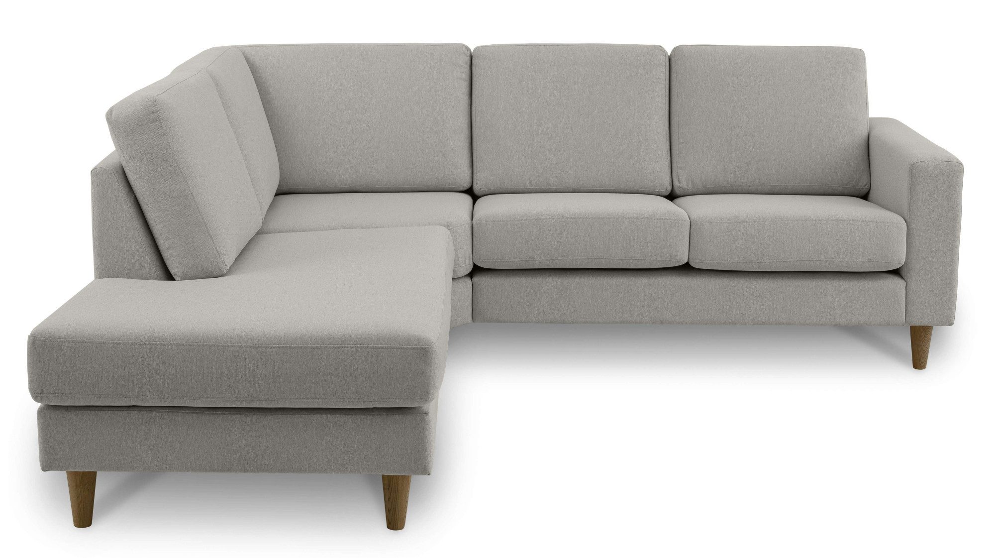 OTTO home Ecksofa Tvinno, im skandinavischen Stil, L-Form, mit Massivholzfüßen, Breite 230 cm