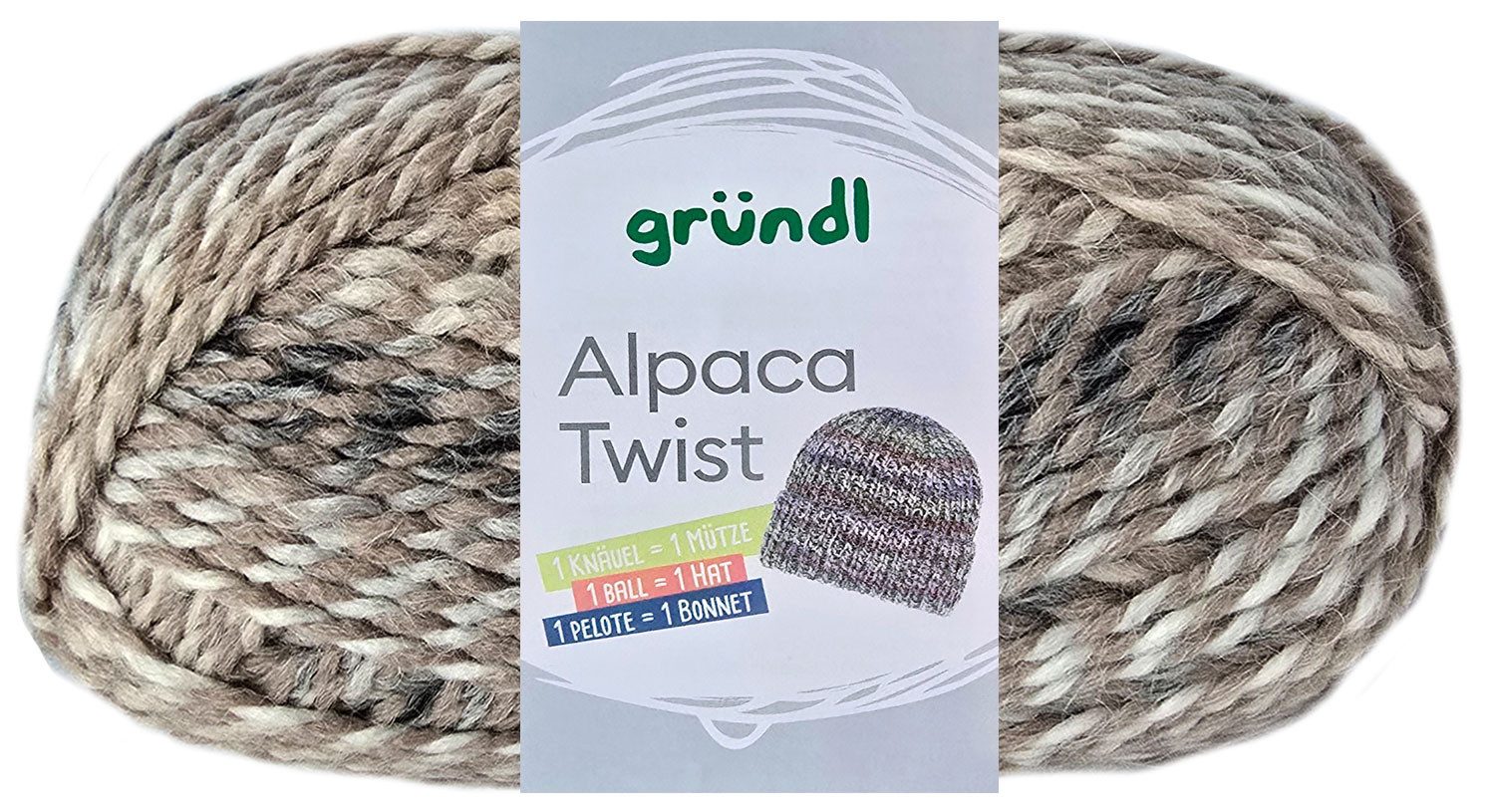 Gründl 100 Gramm Gründl Alpaca Twist Farbauswahl Häkelwolle