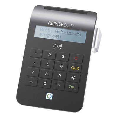 REINER RFID-Kartenleser »cyberJack RFID komfort«, Komfortlesegerät für nPA, RFID-/ Geldkarten und eTicketing