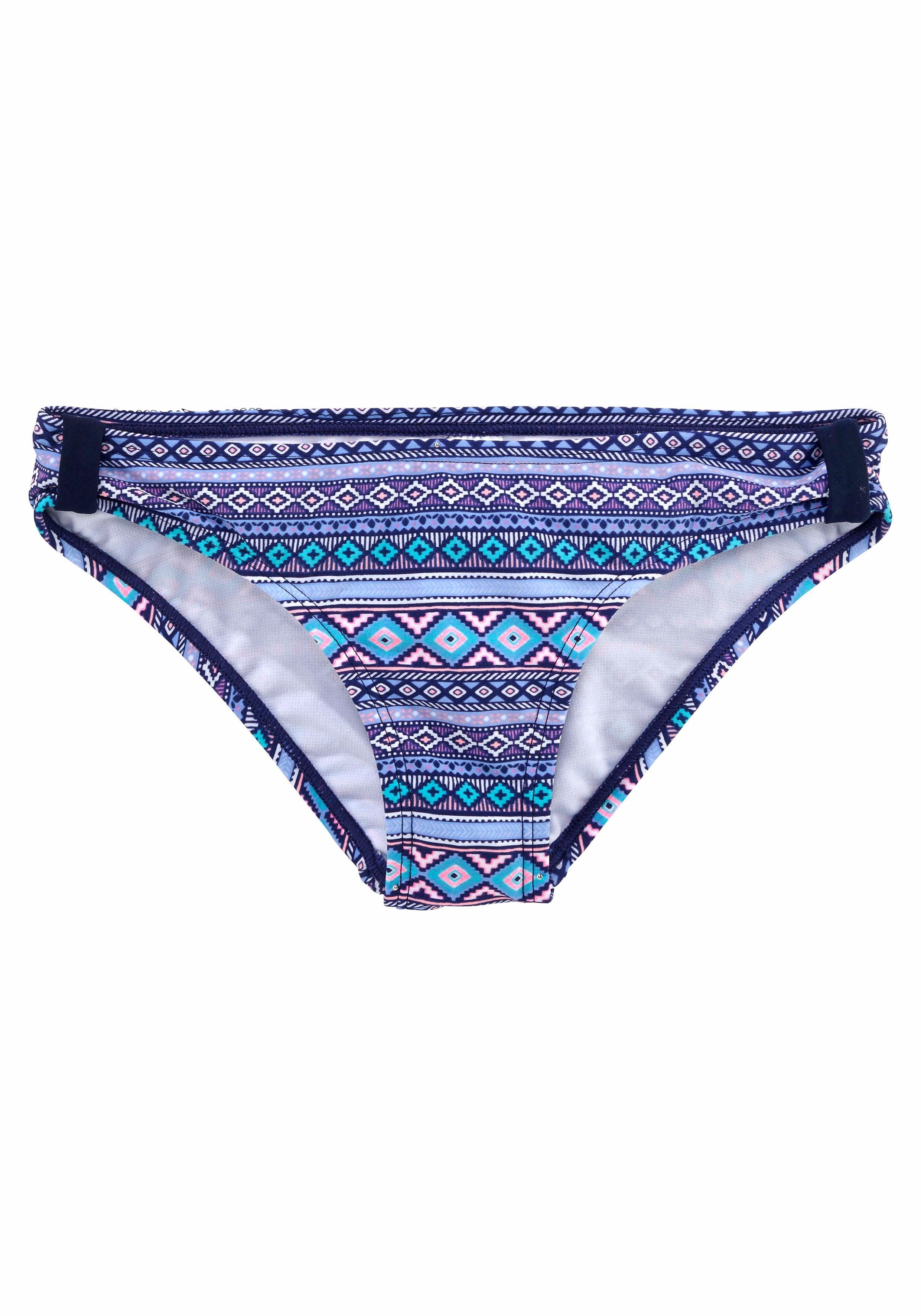 mit Druck grafischem Bandeau-Bikini s.Oliver