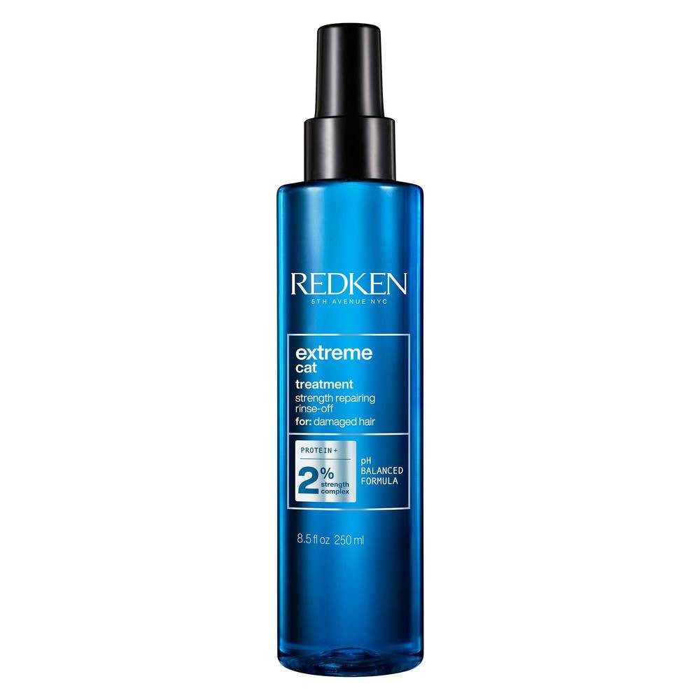 Redken Leave-in Pflege Redken Extreme CAT Treatment 250 ml – Protein Spray gegen Haarbruch, Packung, 1-tlg., Perfekt geeignet für geschädigtes