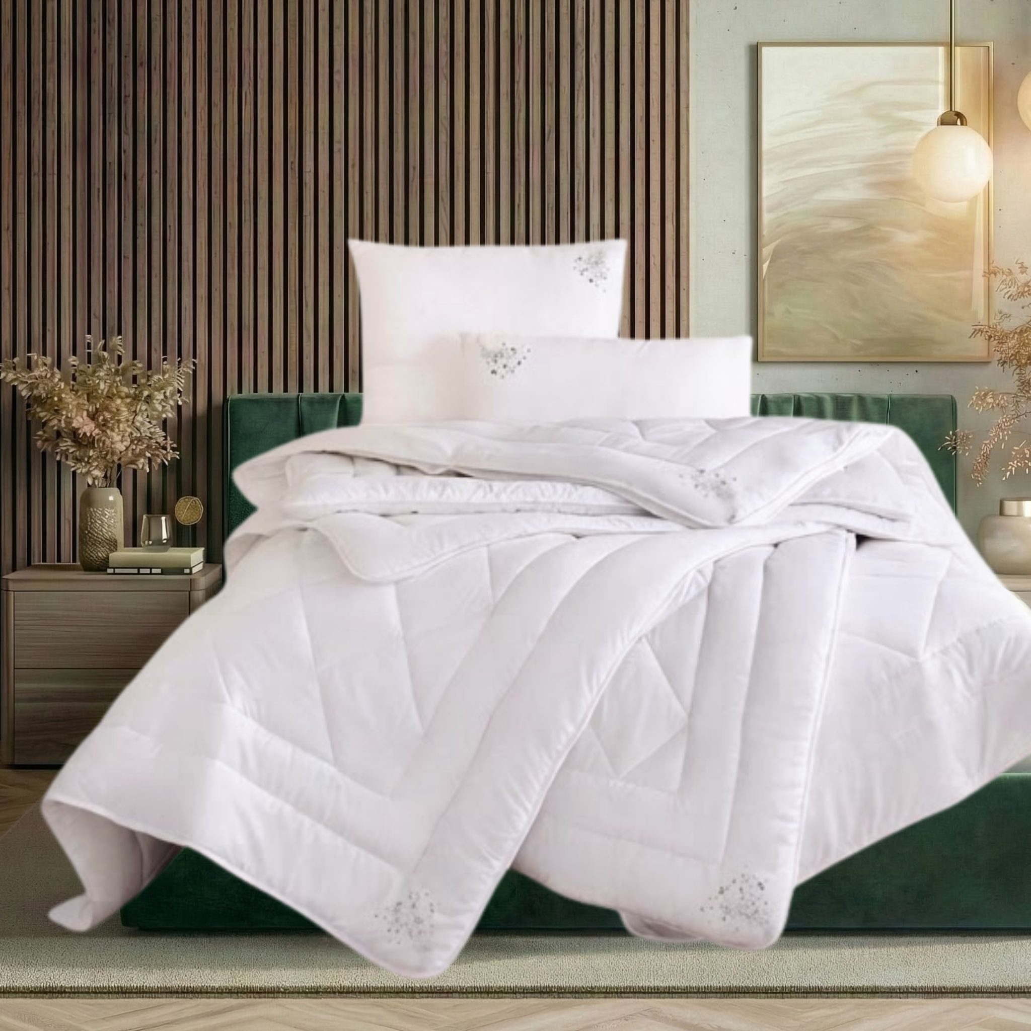 OTTO home Microfaserbettdecke Baca, Bettdecke 135x200 cm, 155x220 cm und weitere Größen, Füllung: aus hochwertiger 6D-Hohlfaser, Bezug: Polyester, Bettdecken, Sommer, Winter, 4-Jahreszeiten, Decke