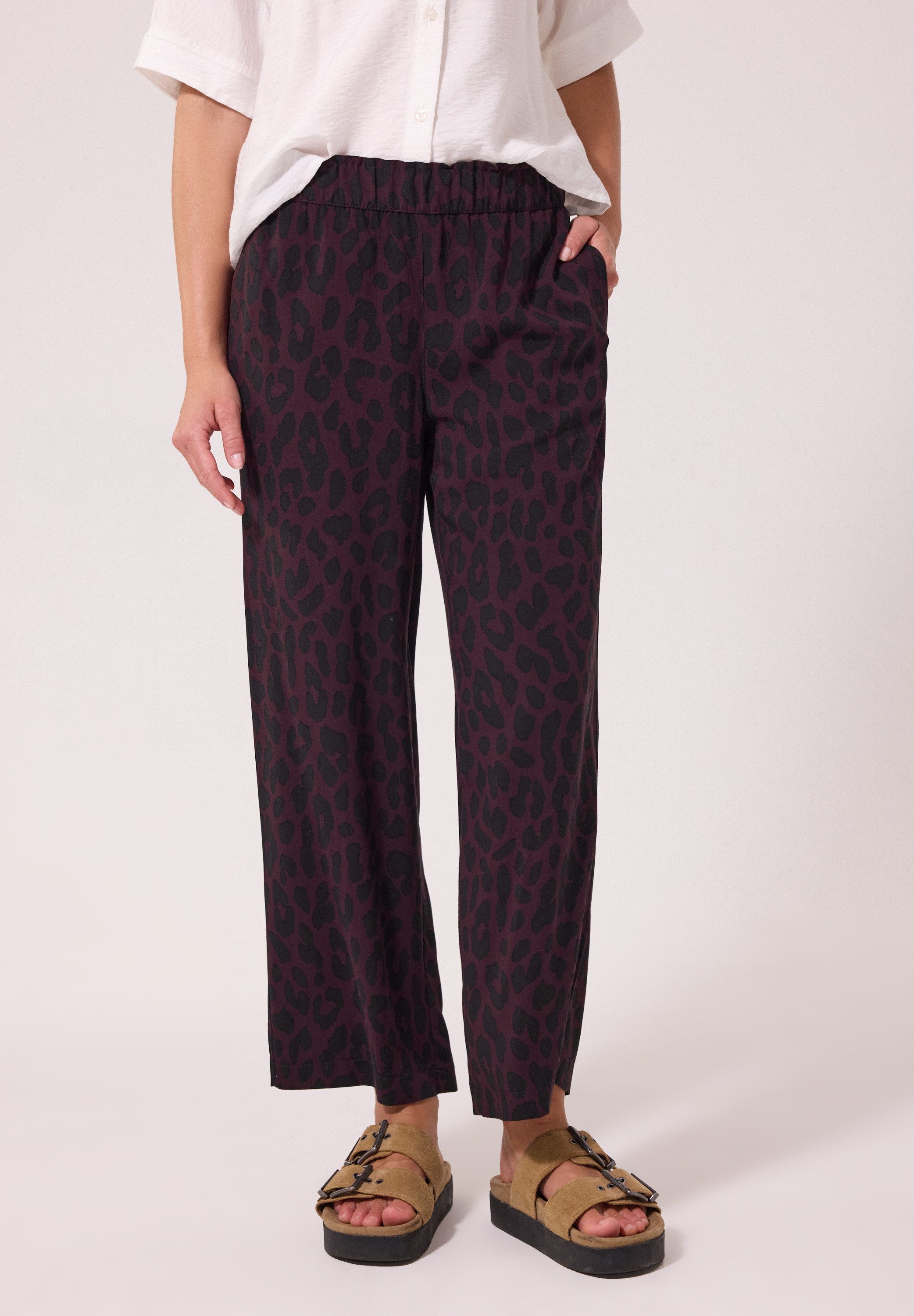 STREET ONE STUDIO Culotte mit Leo-Muster