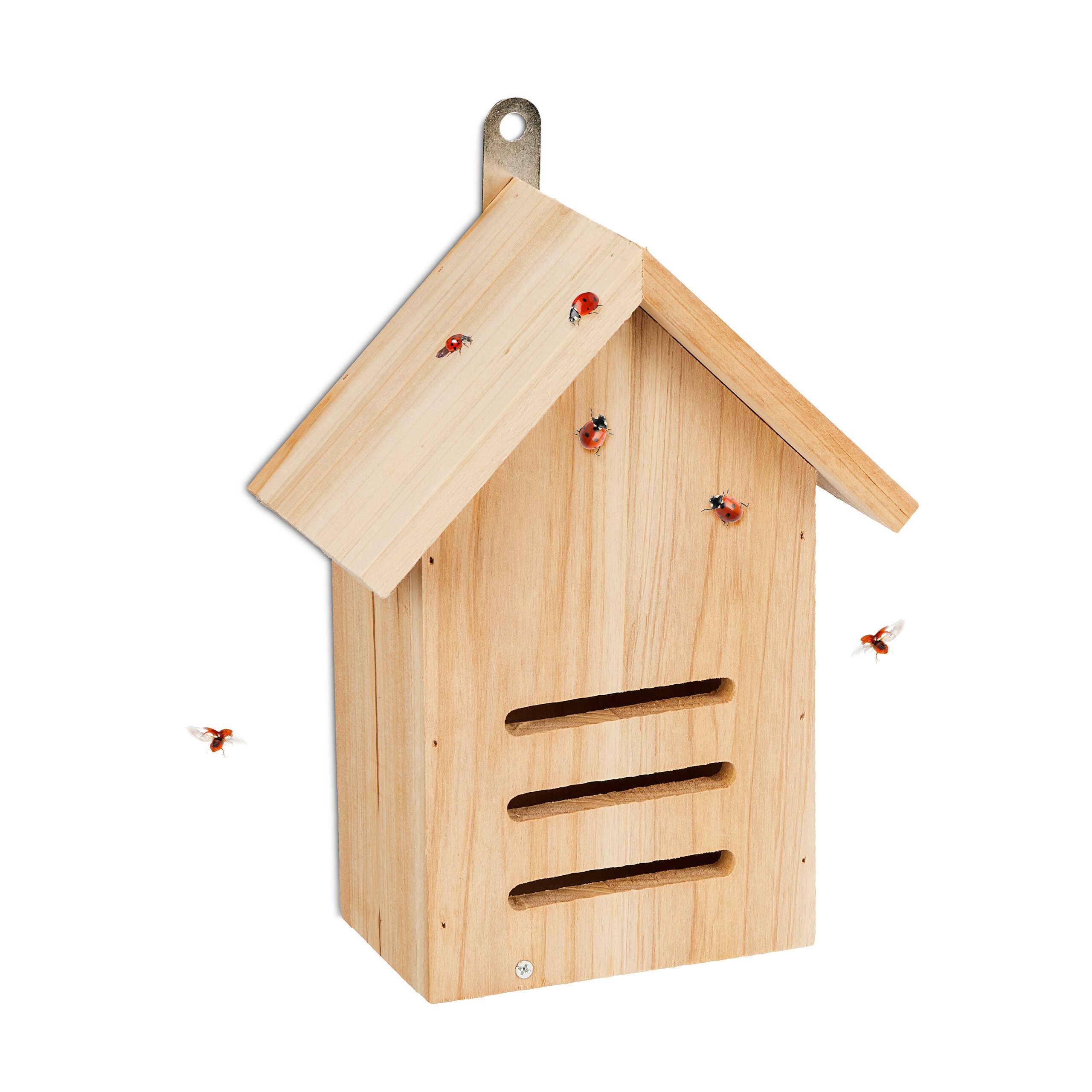 Insektenhotel Marienkäferhaus aus Tannenholz