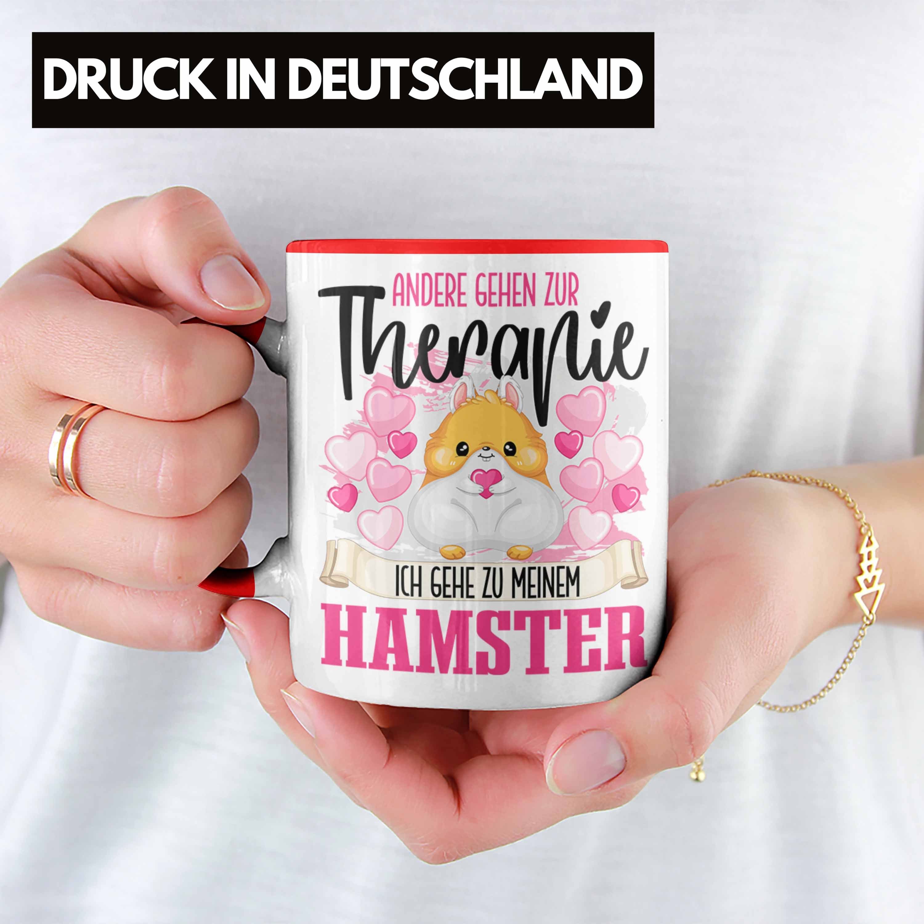 - Rot Geschenk Besitzerin Trendation Hamster Tasse für Trendation Lu Tasse Hamster Therapie