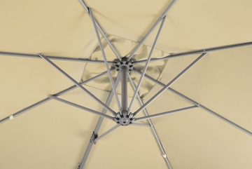 Schneider Schirme Ampelschirm Rhodos Junior, LxB: 270x270 cm, mit Schutzhülle und Schirmständer, ohne Wegeplatten