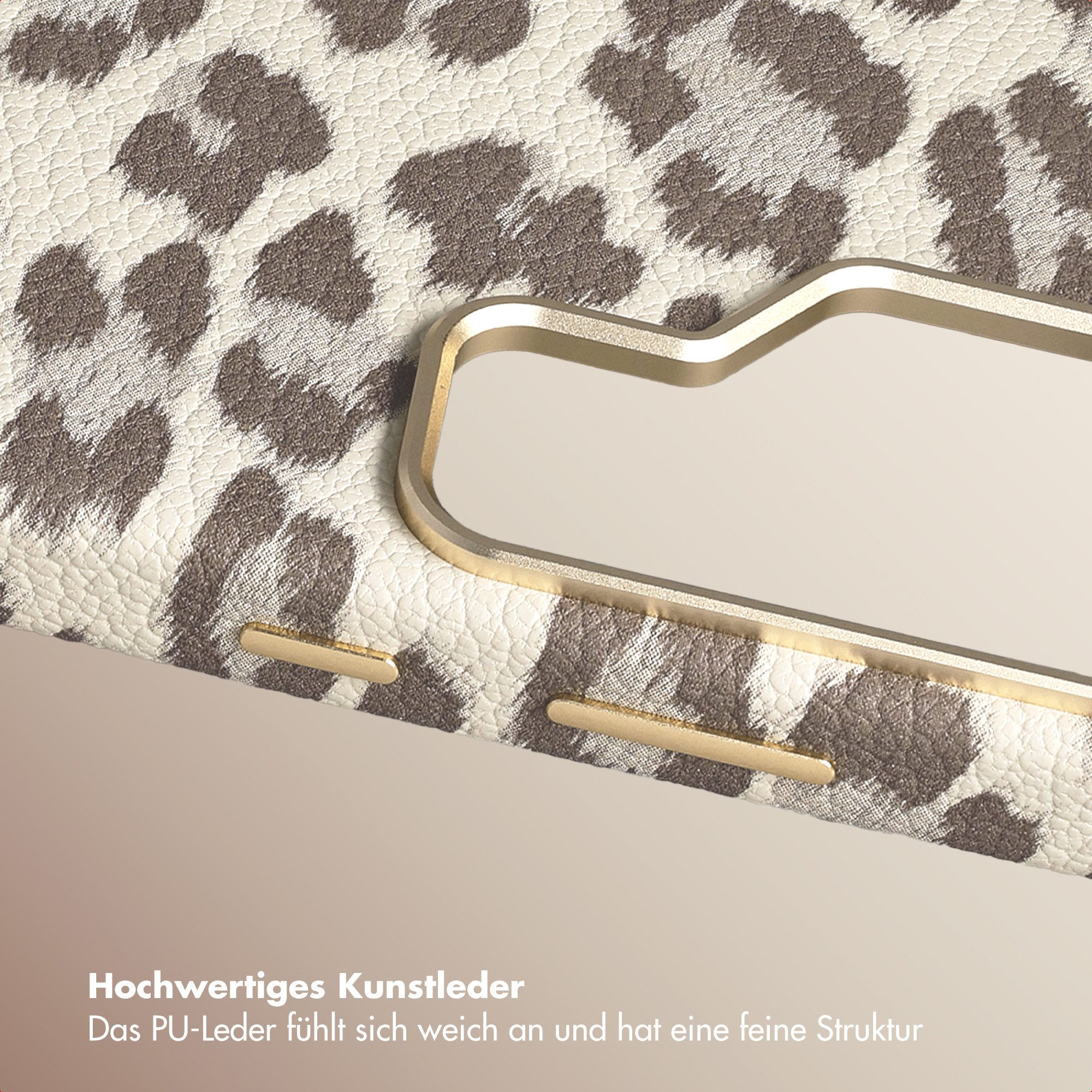 Selencia Backcover Selencia Sabi Backcover Leopardenmuster mit MagSafe Samsung Galaxy S26 – Bild 4 von 5