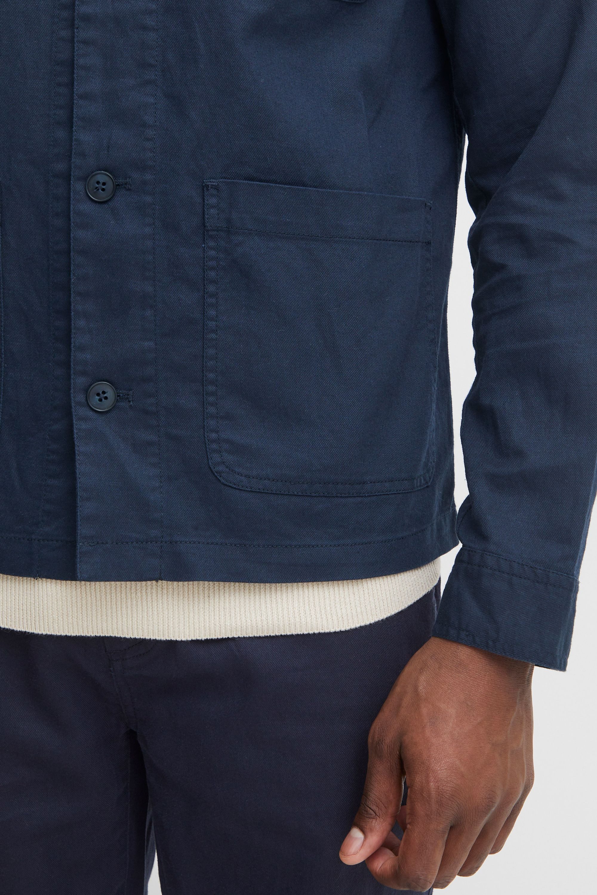Casual Friday Fieldjacket CFJerslev Fieldjacket aus Leinenmix