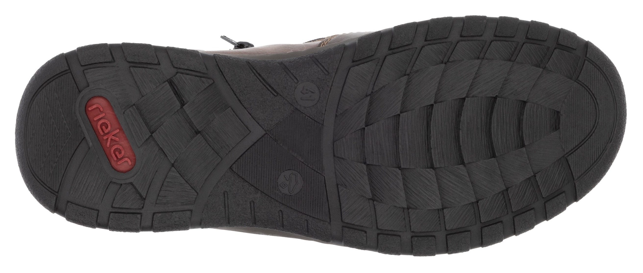 Rieker Winterboots, Winterstiefelette, Halbschuh mit beidseitigen Reißverschlüssen