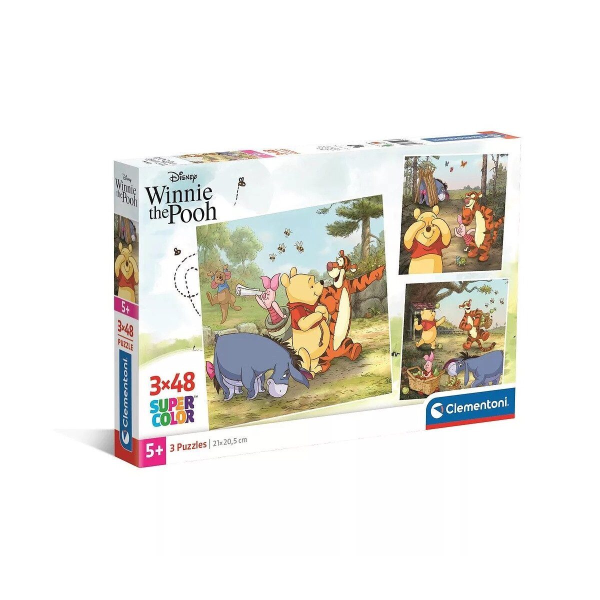 Disney Lernspielzeug Disney Winnie Puuh 3x48 Stk Puzzle Clementoni