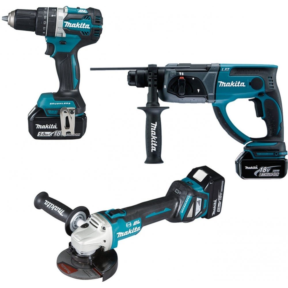 Makita Elektrowerkzeug-Set DLX3093TJ - Akku-Spezialset - blau/schwarz günstig online kaufen
