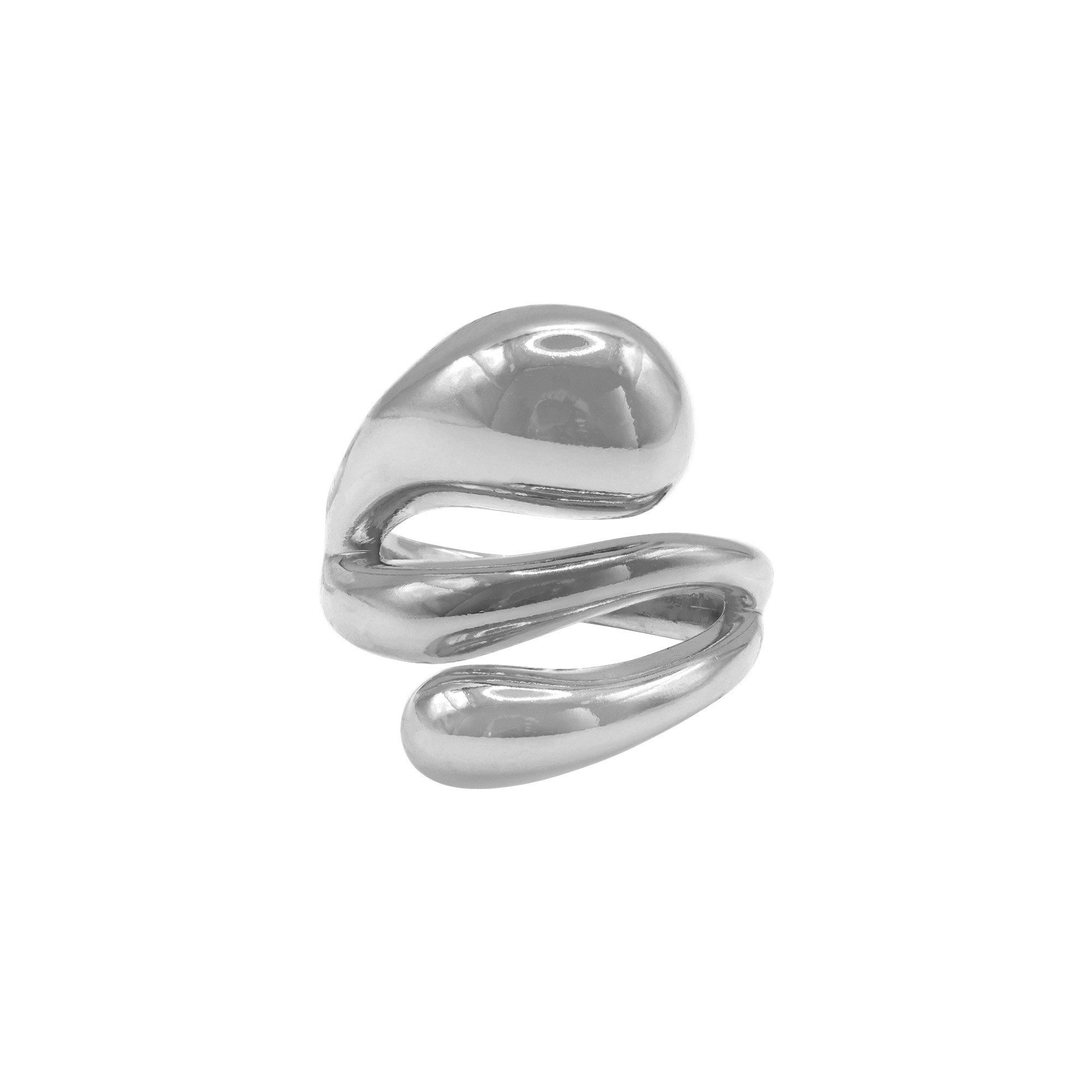 Heideman Fingerring Olivia silberfarben poliert (Ring, 1-tlg., inkl. Geschenkverpackung), Damenring