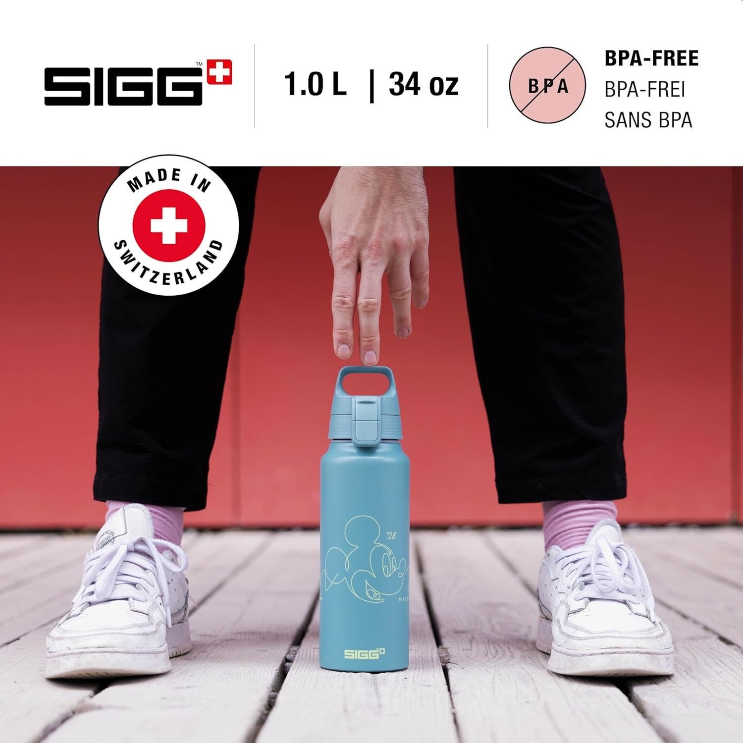 Sigg Isolierflasche WMB One Mickey Mouse line 1,0 l