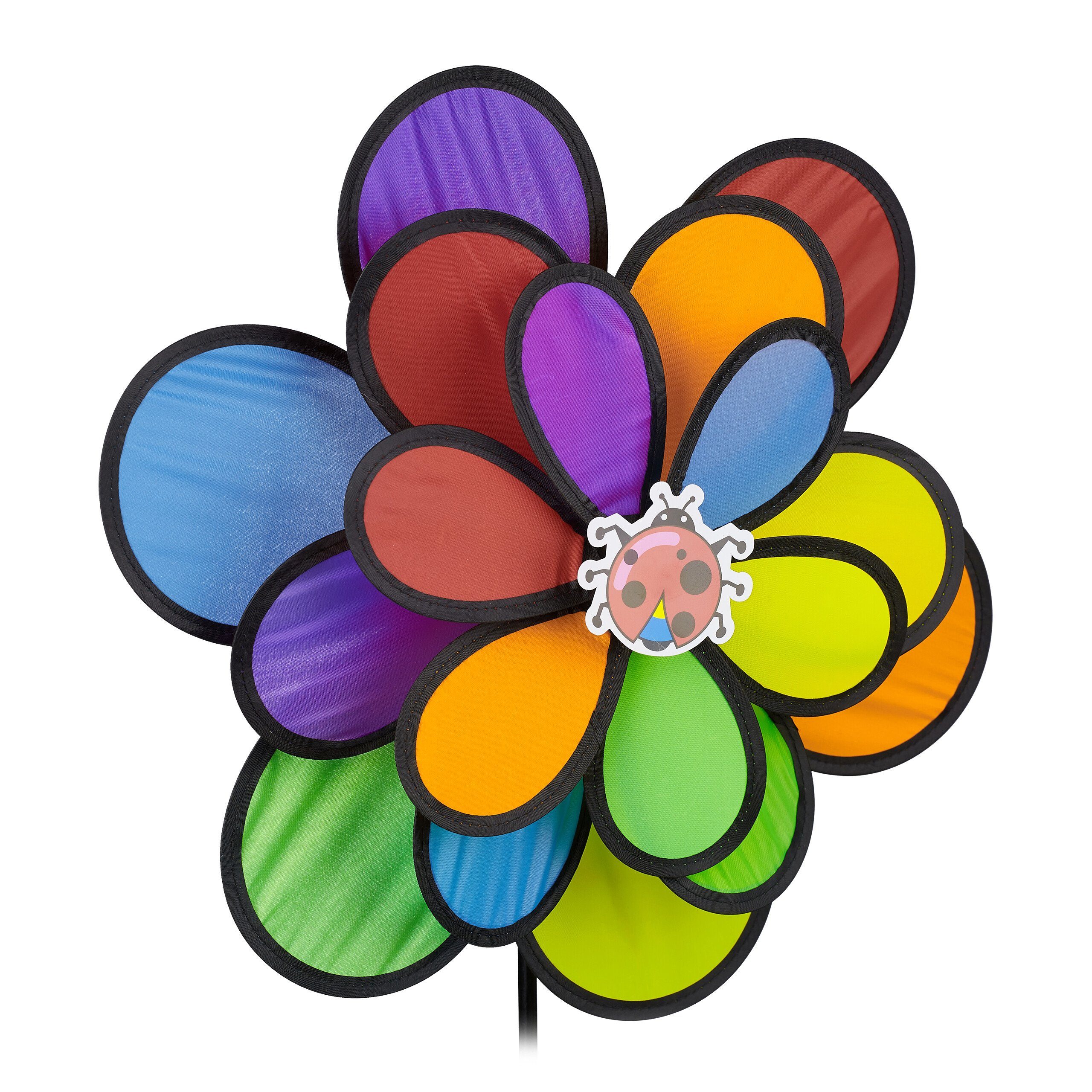 Windrad Buntes Windrad im Blumendesign