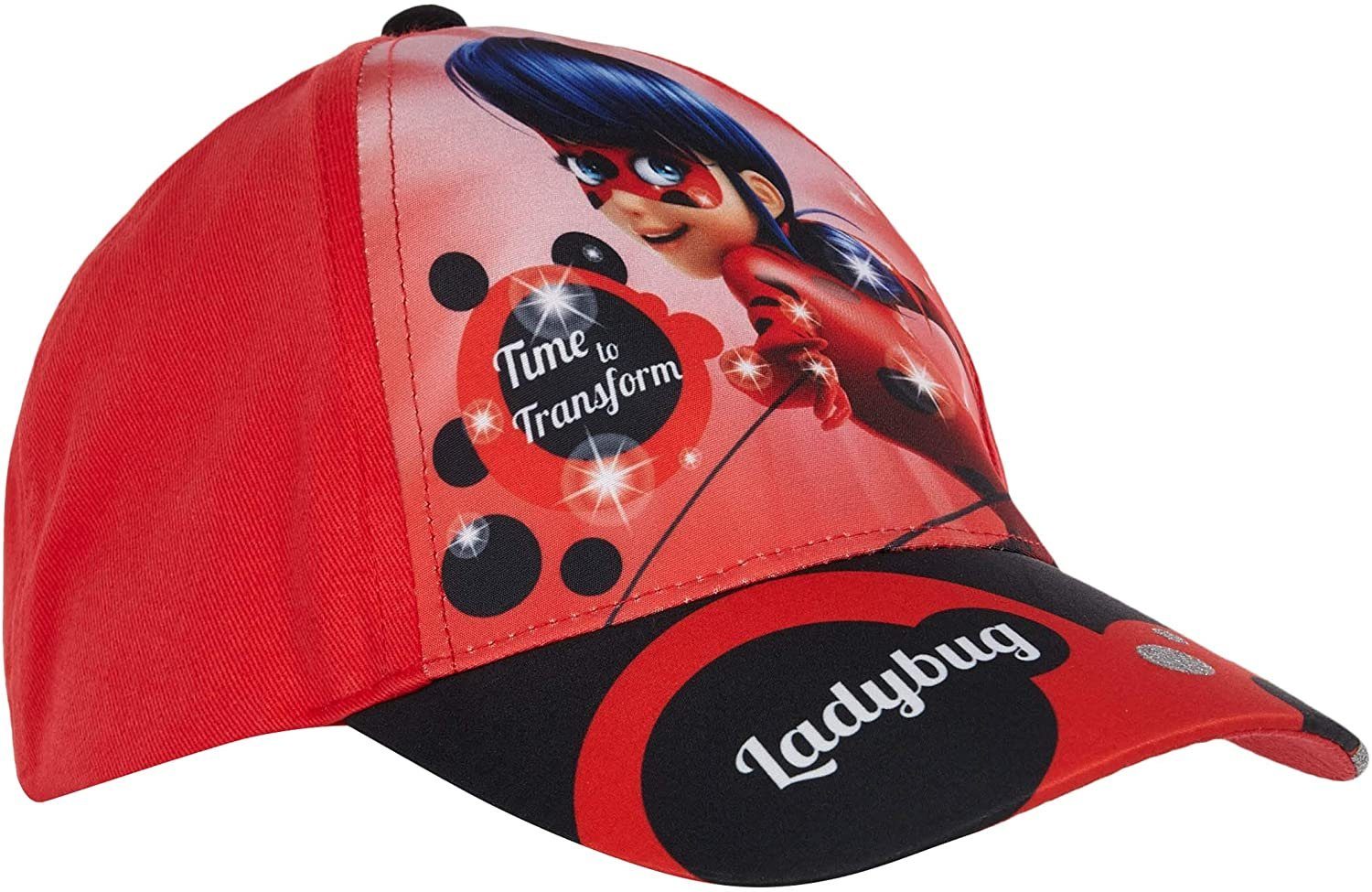 Miraculous - Ladybug Schirmmütze Ladybug Miraculous Baseball Cap Mütze Mädchen Schirmmütze Kinder Sonnenschutz Schule Kita Gr.52 + 54