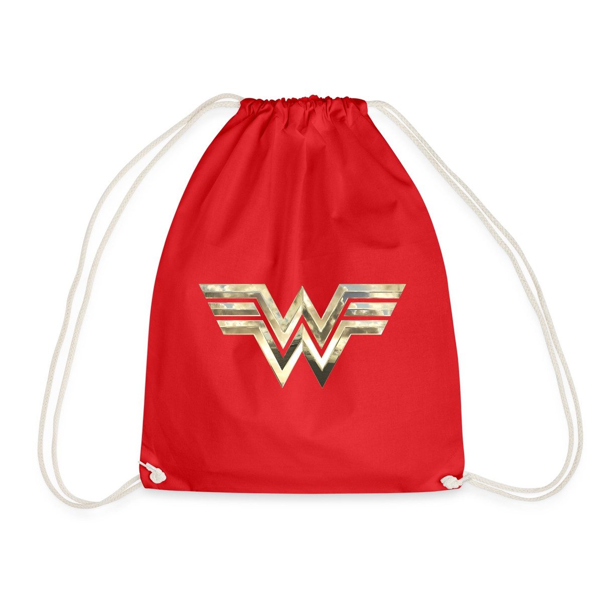 Turnbeutel Wonder Woman 1984 Logo Classic Gold Turnbeutel