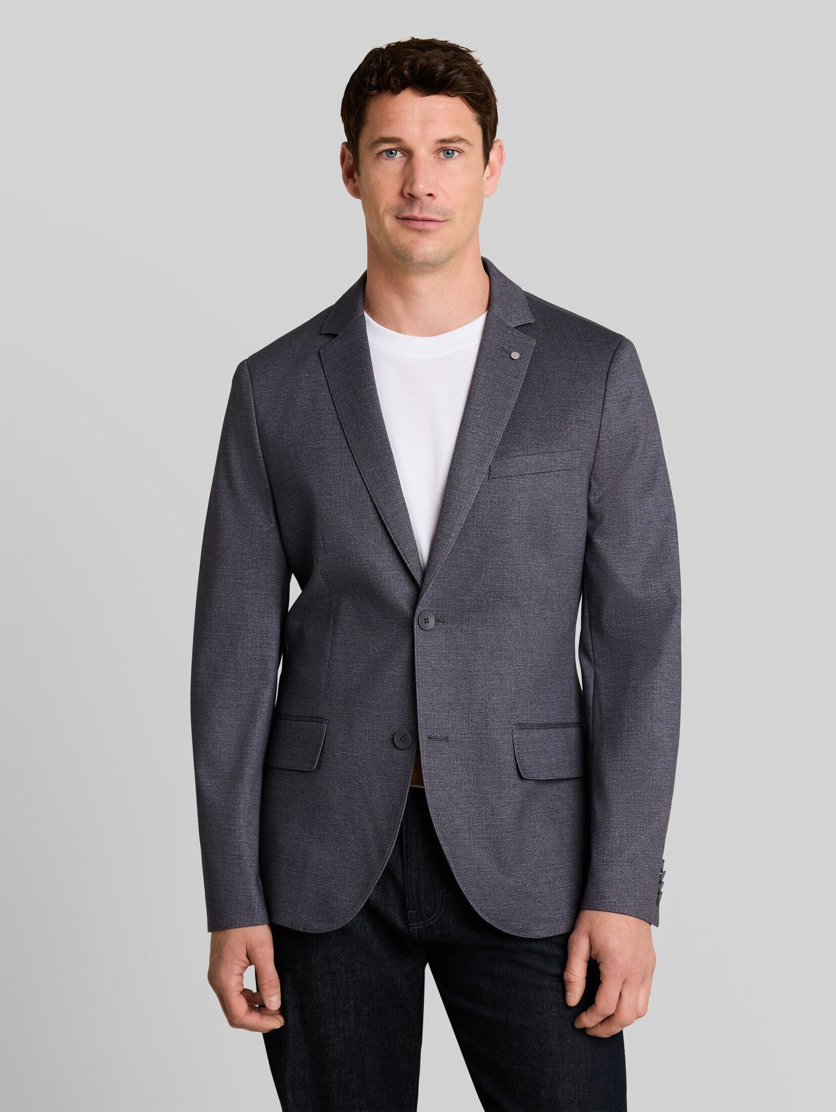 TOM TAILOR Sakko Blazer Regular Fit Sakko mit Taschen