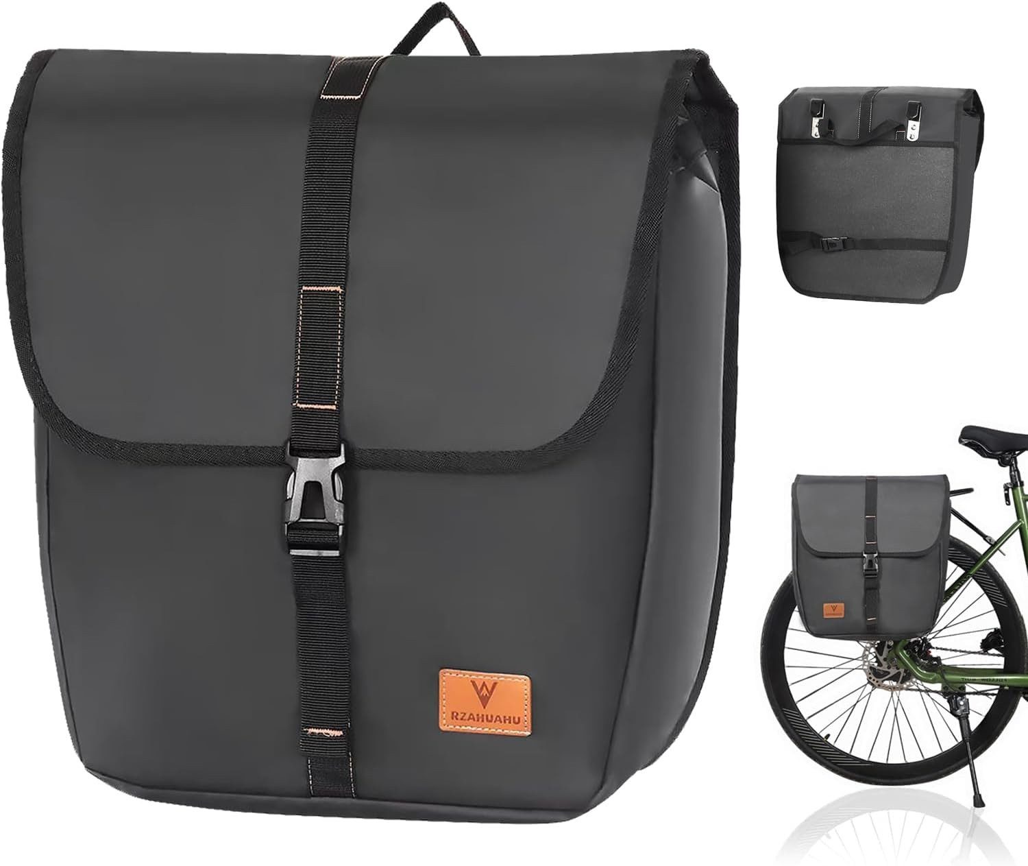 Fahrradtasche 2 in 1 Fahrradtasche 27L Gepäckträgertasche Wasserdicht Tragetasche