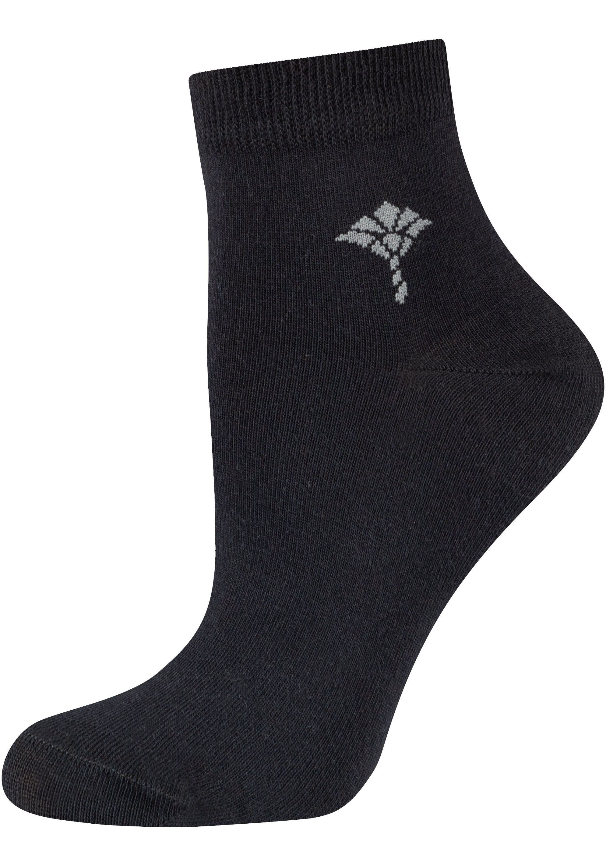 JOOP! Kurzsocken for your daily glam (4-Paar, 4 Paar) mit weichem Fußbett