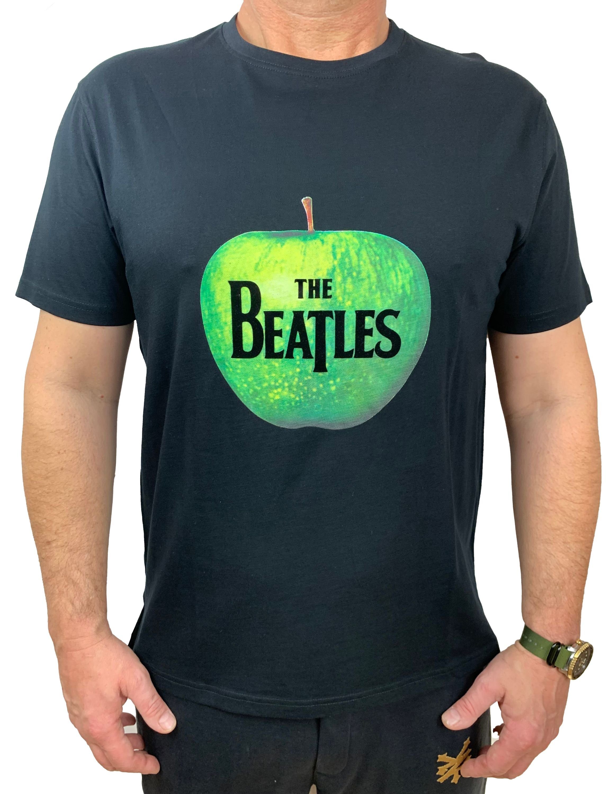 The Beatles T-Shirt 1-tlg., Stück) (Stück, "Apple"/GOTS Frontprint mit
