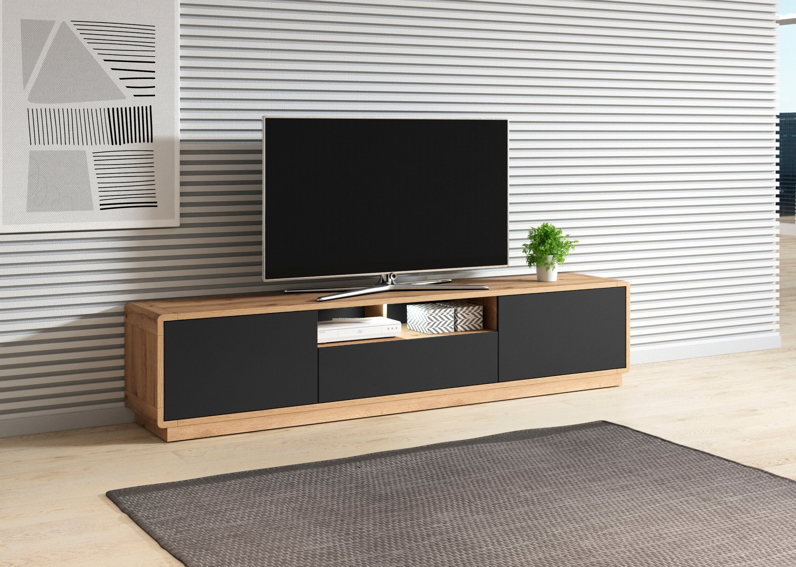 INOSIGN Lowboard ASTON, Breite 200 cm. günstig online kaufen