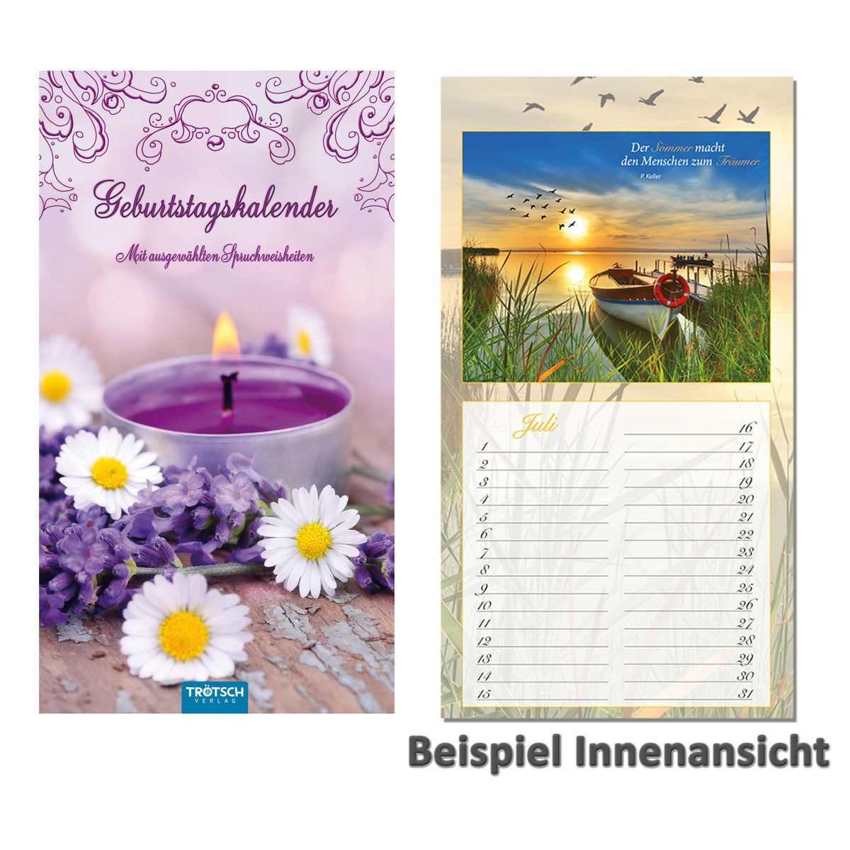 Trötsch Verlag Geburtstagskalender TRÖTSCH Geburtstagskalender mit Spruchweisheiten