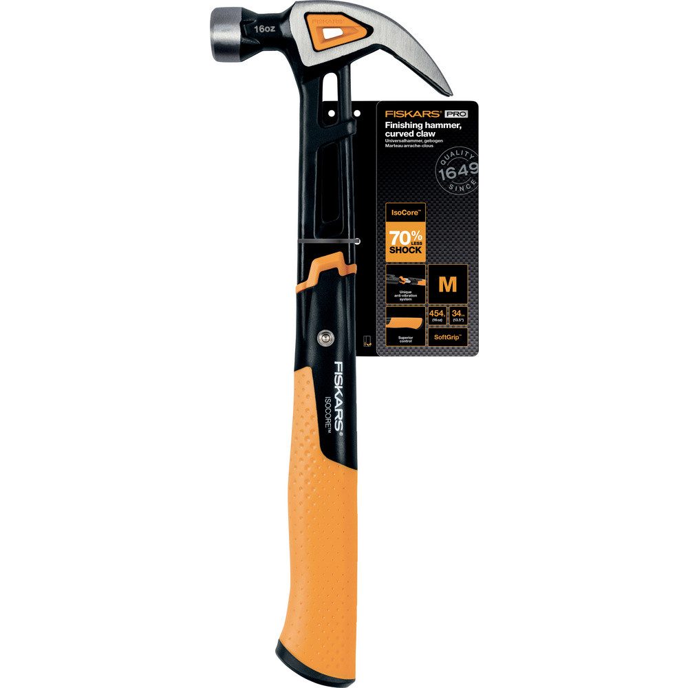 Fiskars Hammer Fiskars IsoCore™ 1027202 Universalhammer 884 g 340 mm 1 St.