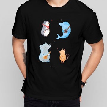 Mr. & Mrs. Panda T-Shirt Big Band - Schwarz - Geschenk, Tshirt, Tiere, Männer, Jubiläum, Tierm (1-tlg)