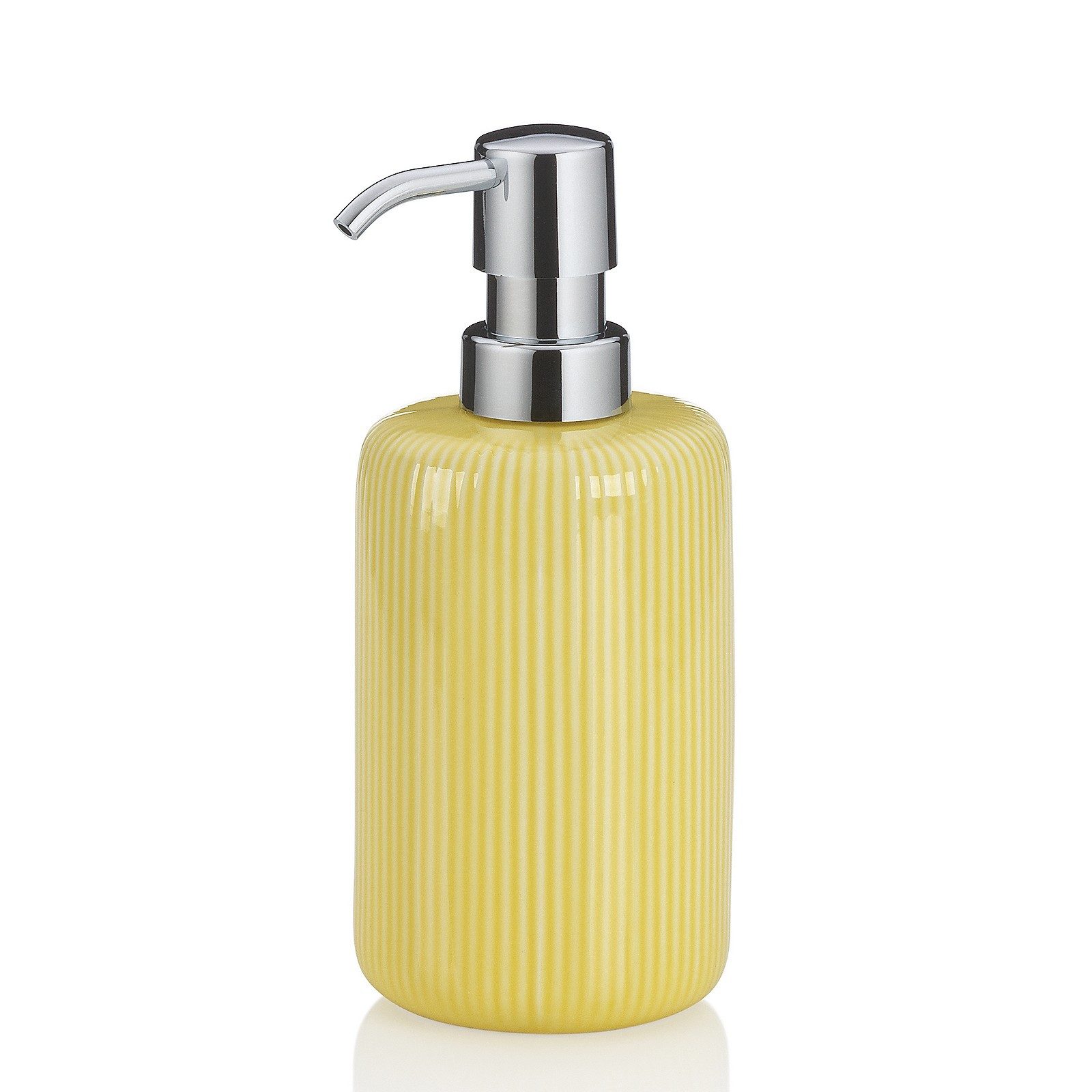 kela Seifenspender Ava, glänzende Keramik, 350 ml, austauschbarer Pumpkopf günstig online kaufen