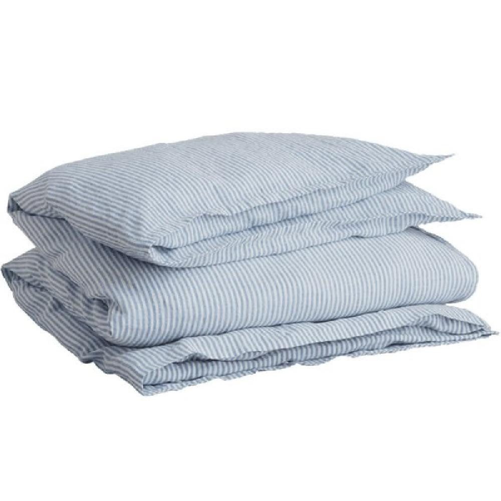 Gant Bettwäsche Gant Home Einzelbettbezug Linen Single Duvet Capri Blue (155x220cm)