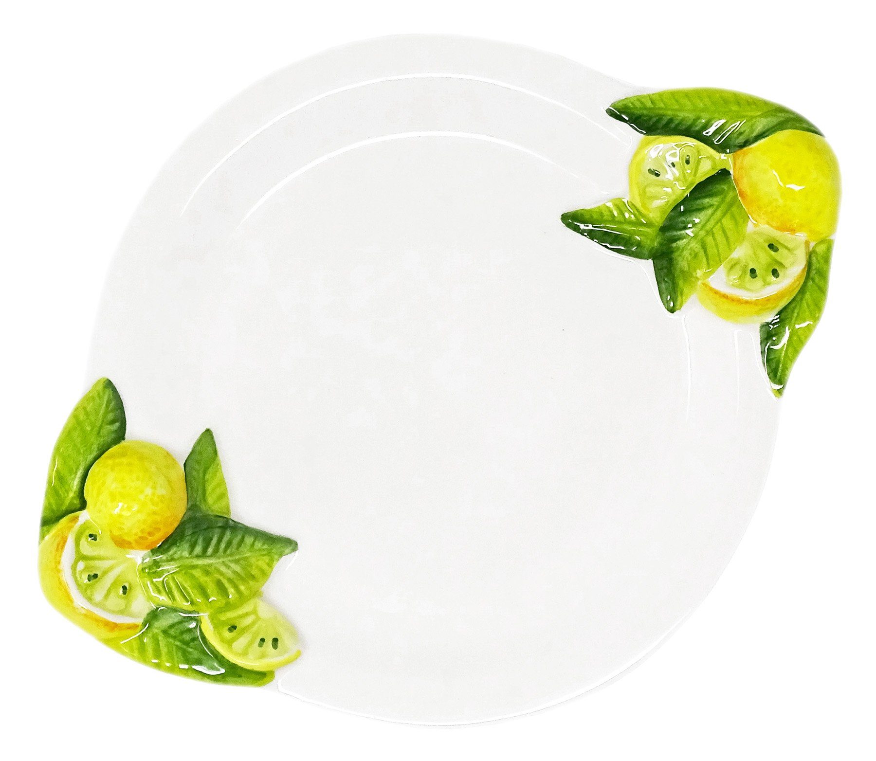 Lashuma Frühstücksteller »Zitrone«, Ovaler Servierteller, Handgemachte  Speiseplatte aus Italien online kaufen | OTTO