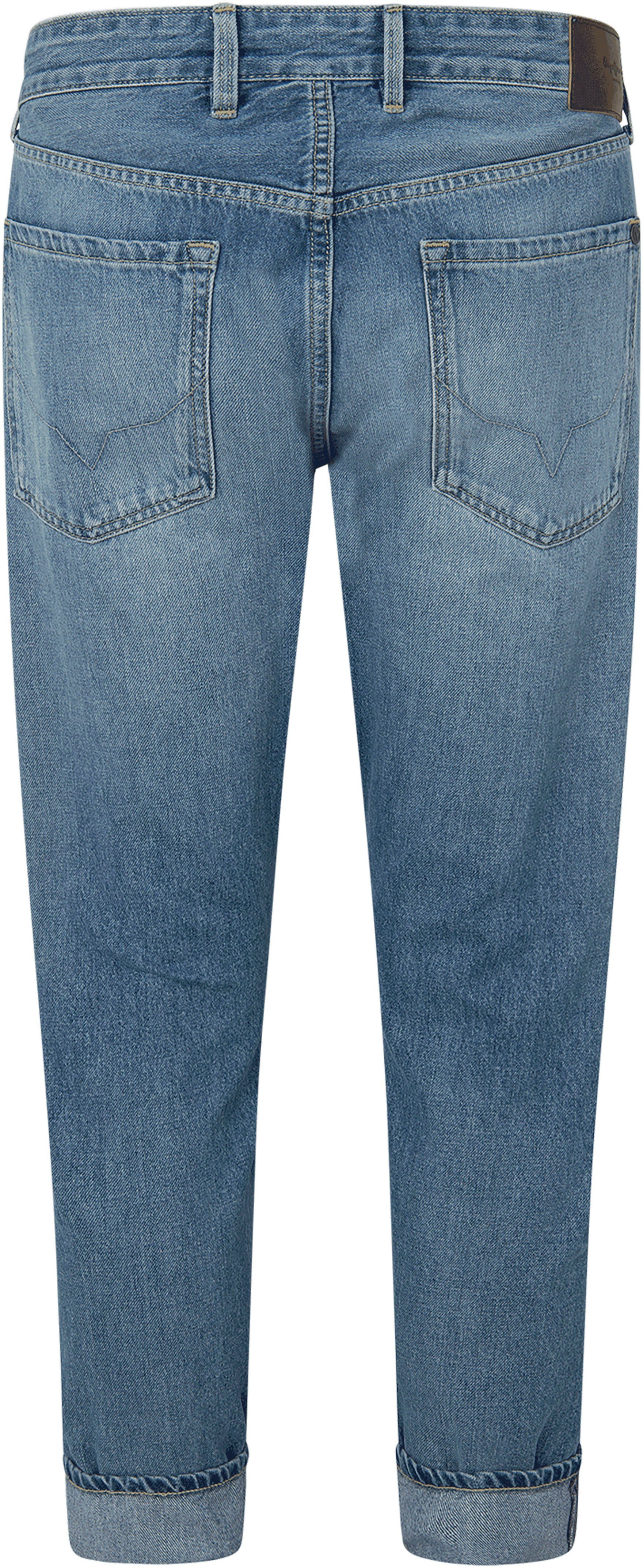 Callen Relax-fit-Jeans Pepe Used-Waschung Jeans in