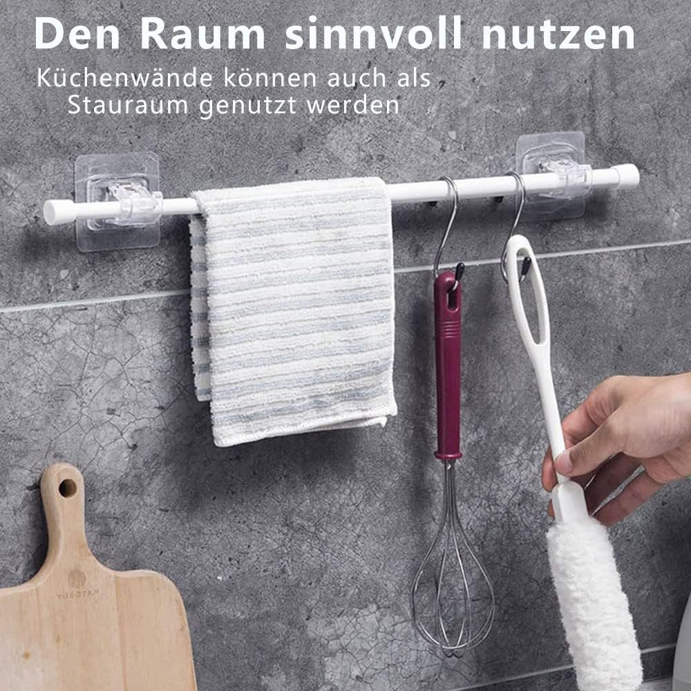 ZEUOPQ Gardinenstangenhalter Vorhangstange Clip Halter klebrige günstig online kaufen
