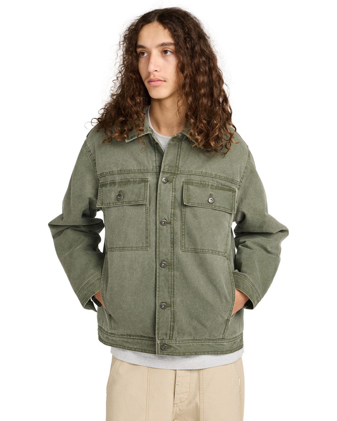 Outdoorjacke Trucker Canvas