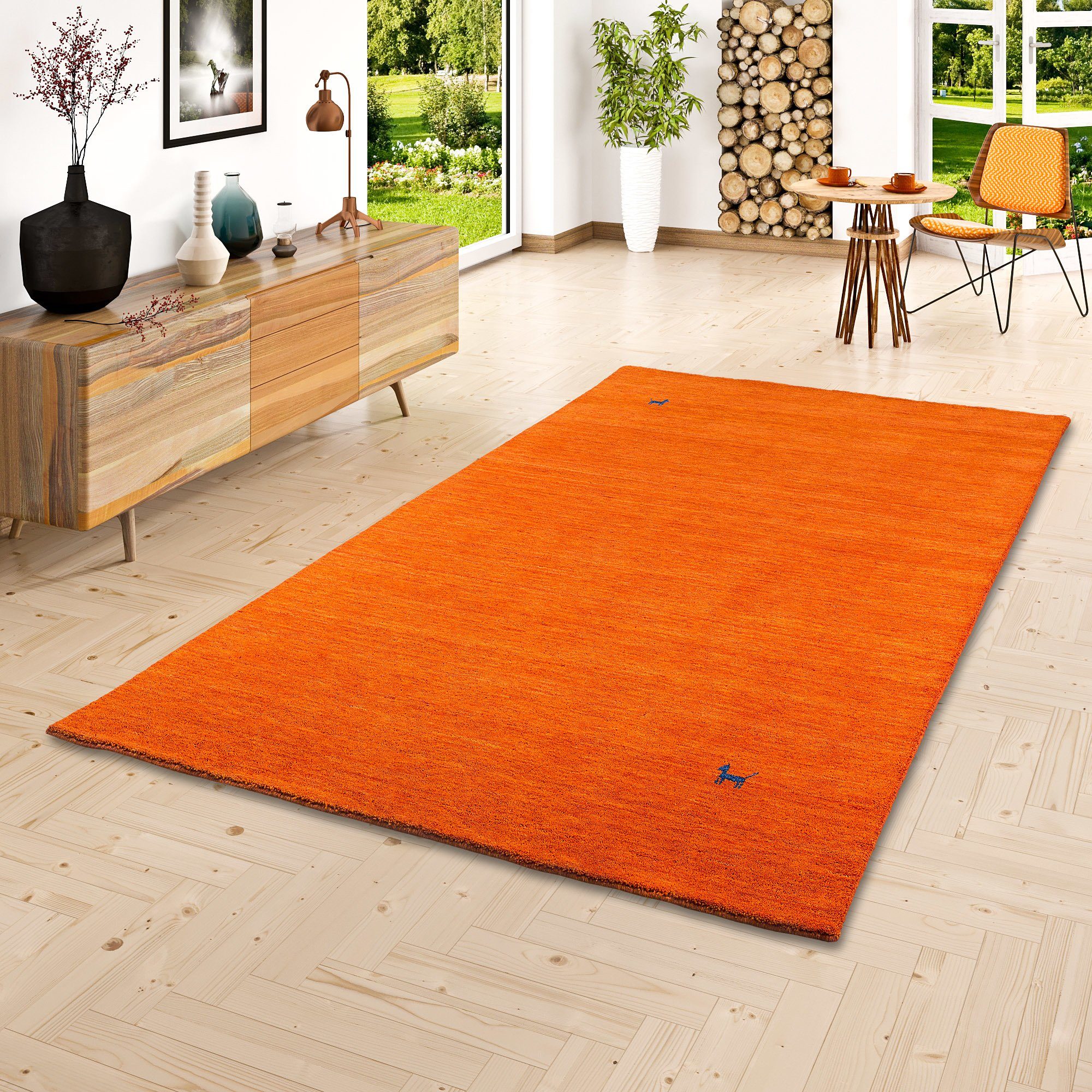 Pergamon Wollteppich Natur Teppich Indo Nepal Gabbeh Shiva, Rechteckig, Höh günstig online kaufen