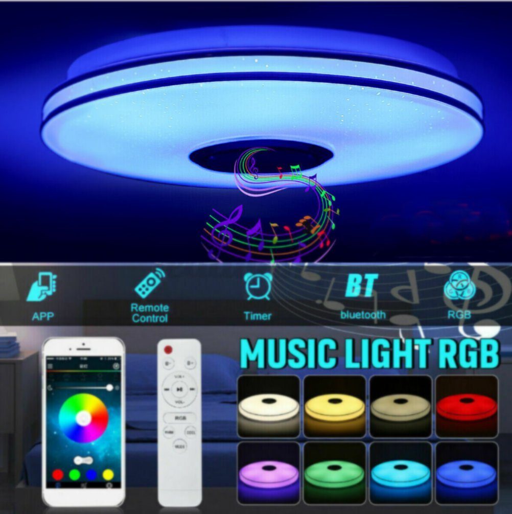 BlingBin LED Deckenleuchte 38W Deckeneinbaulampe Unterhaltungslampe, günstig online kaufen