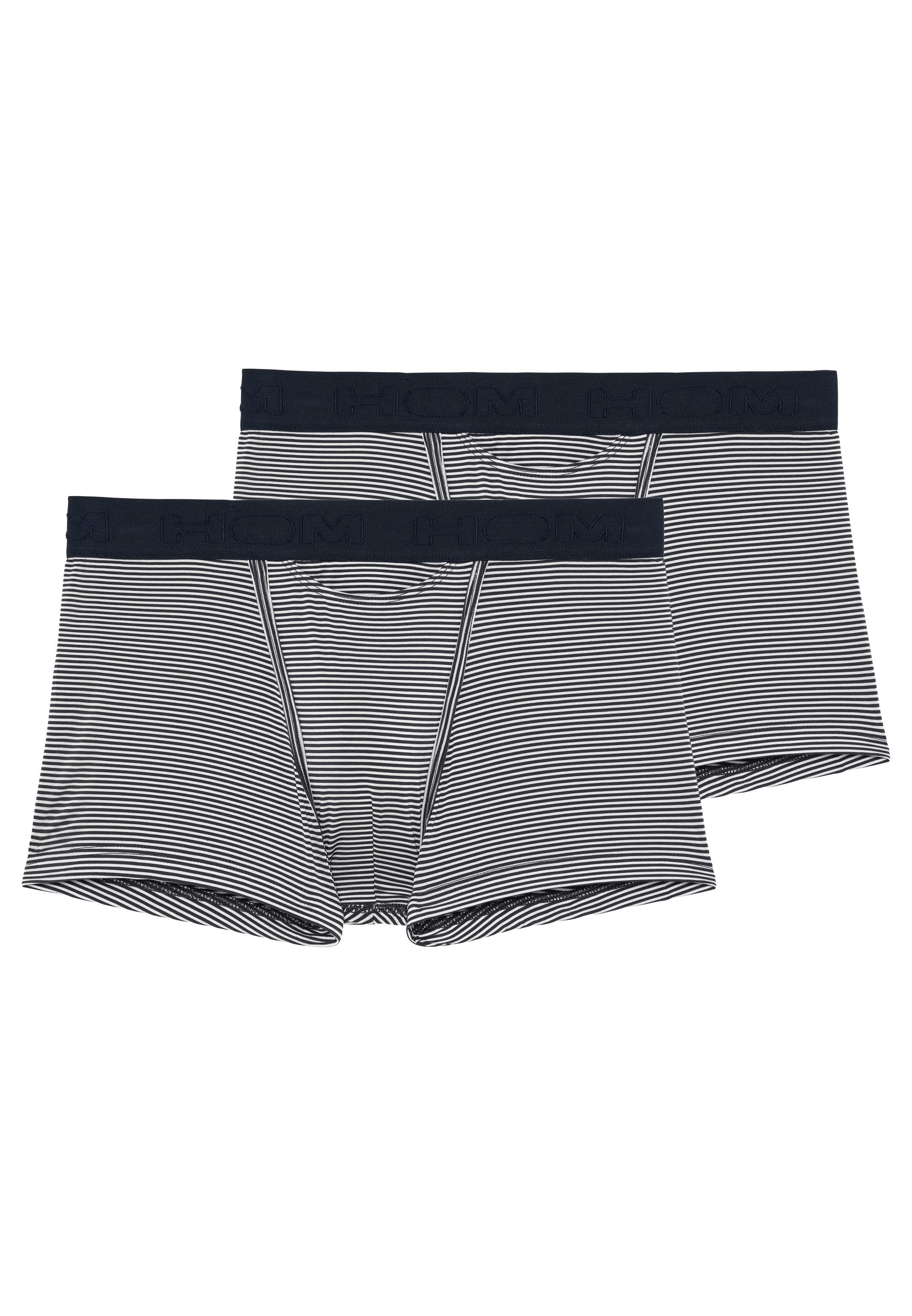Hom Retro Boxer 2er Pack HO1 Simon (Spar-Set, 2-St) Retro Short / Pant - mit Eingriff - Blickdicht