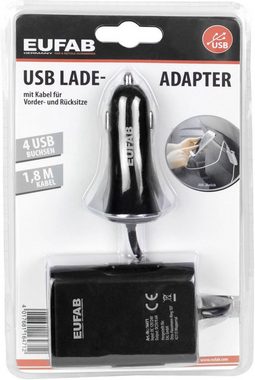 EUFAB EUFAB USB Ladeadapter mit Kabel und Ladeeinheit Akku-Ladestation