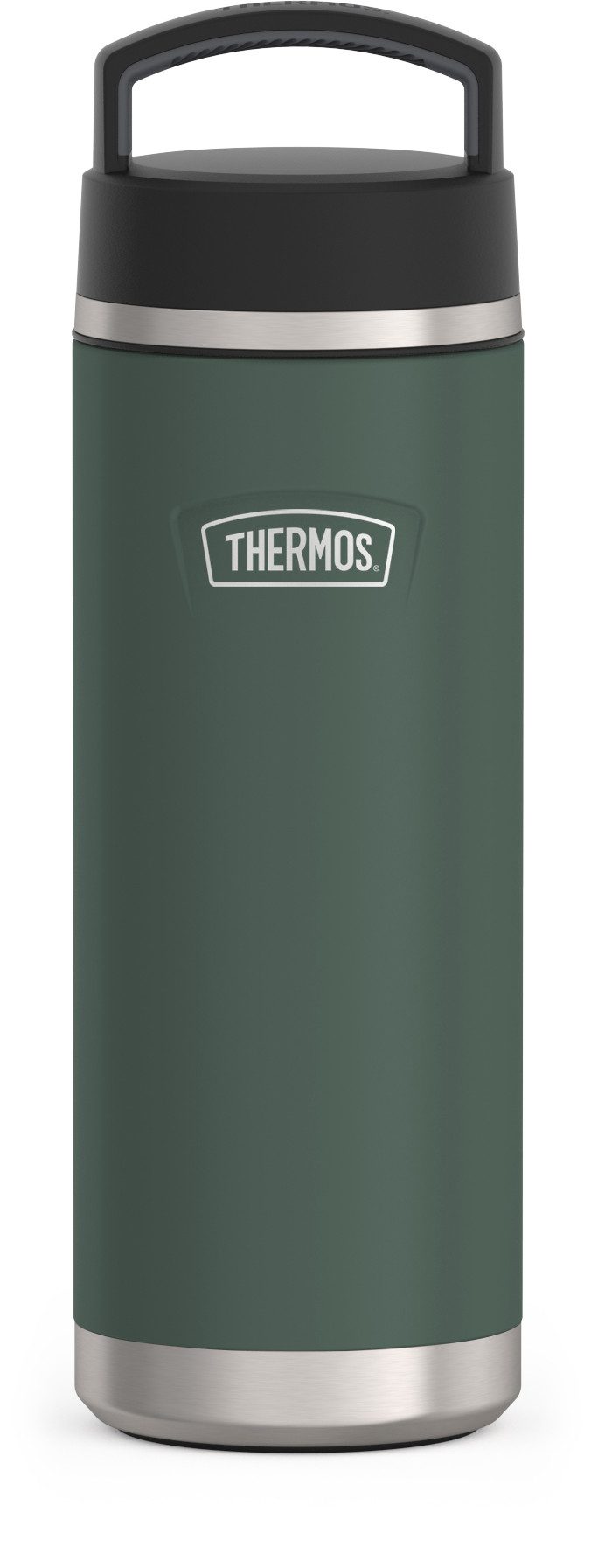 THERMOS Isolierflasche ICON BEVERAGE BOTTLE, Edelstahlkörper, spülmaschinenfest, 0,71l, 18h heiß & 24h kalt, extra große Öffnung, absolut dicht