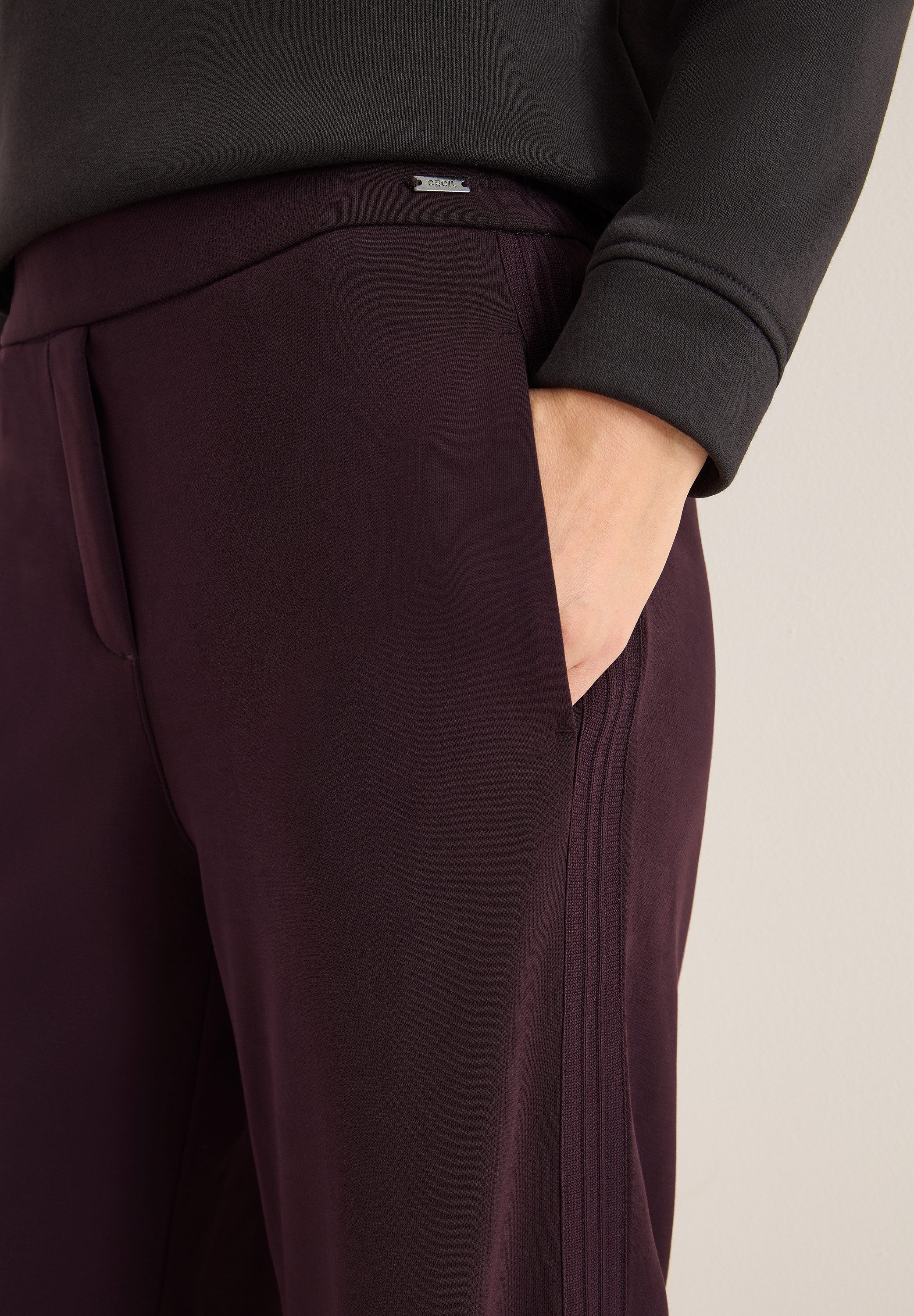 CECIL Stoffhose mit Gallonstreifen