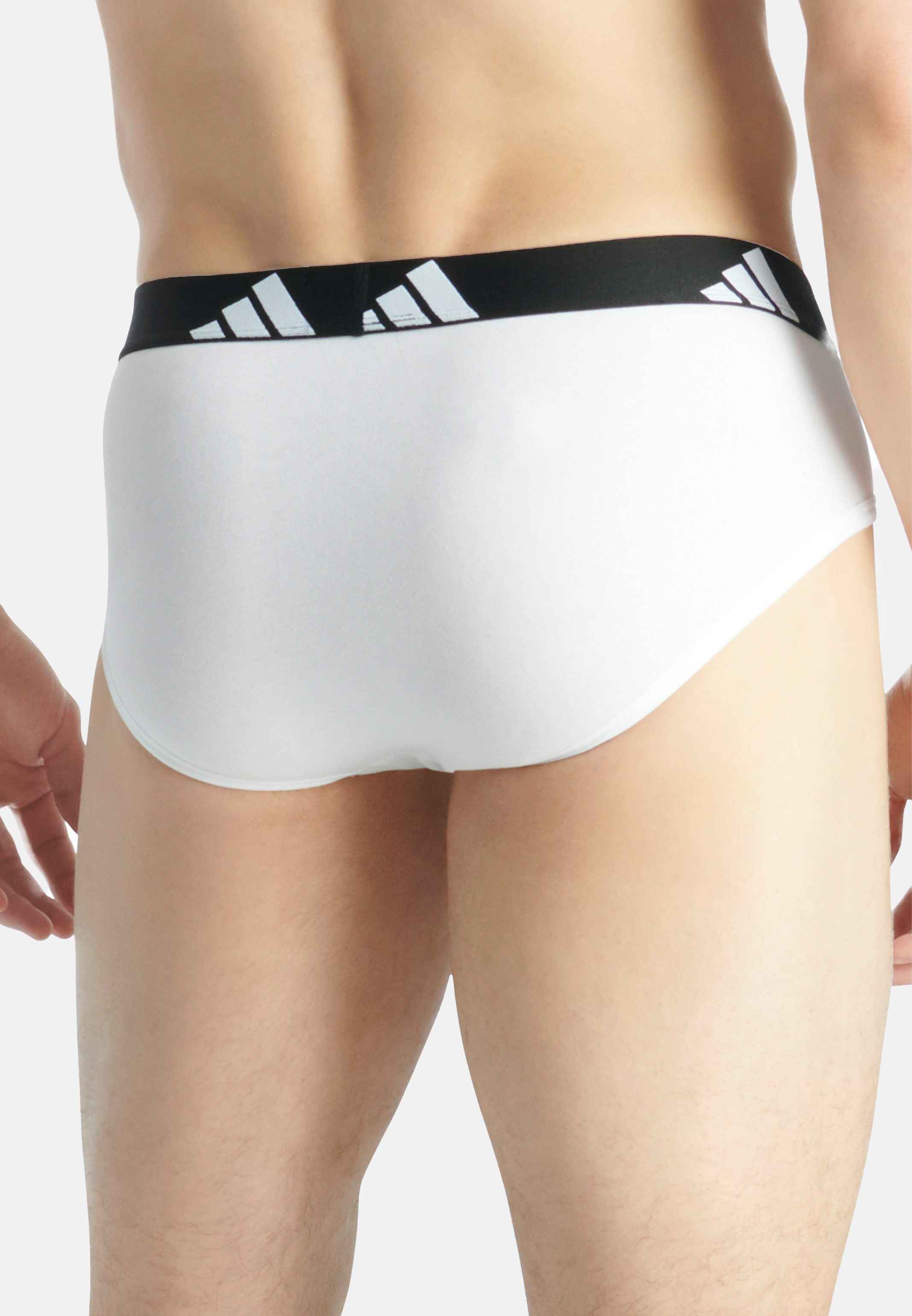 adidas Sportswear Slip 6er Pack Active Flex Cotton (Spar-Set, 6-St) Slip / Unterhose - Baumwolle - ohne Eingriff - Atmungsaktiv