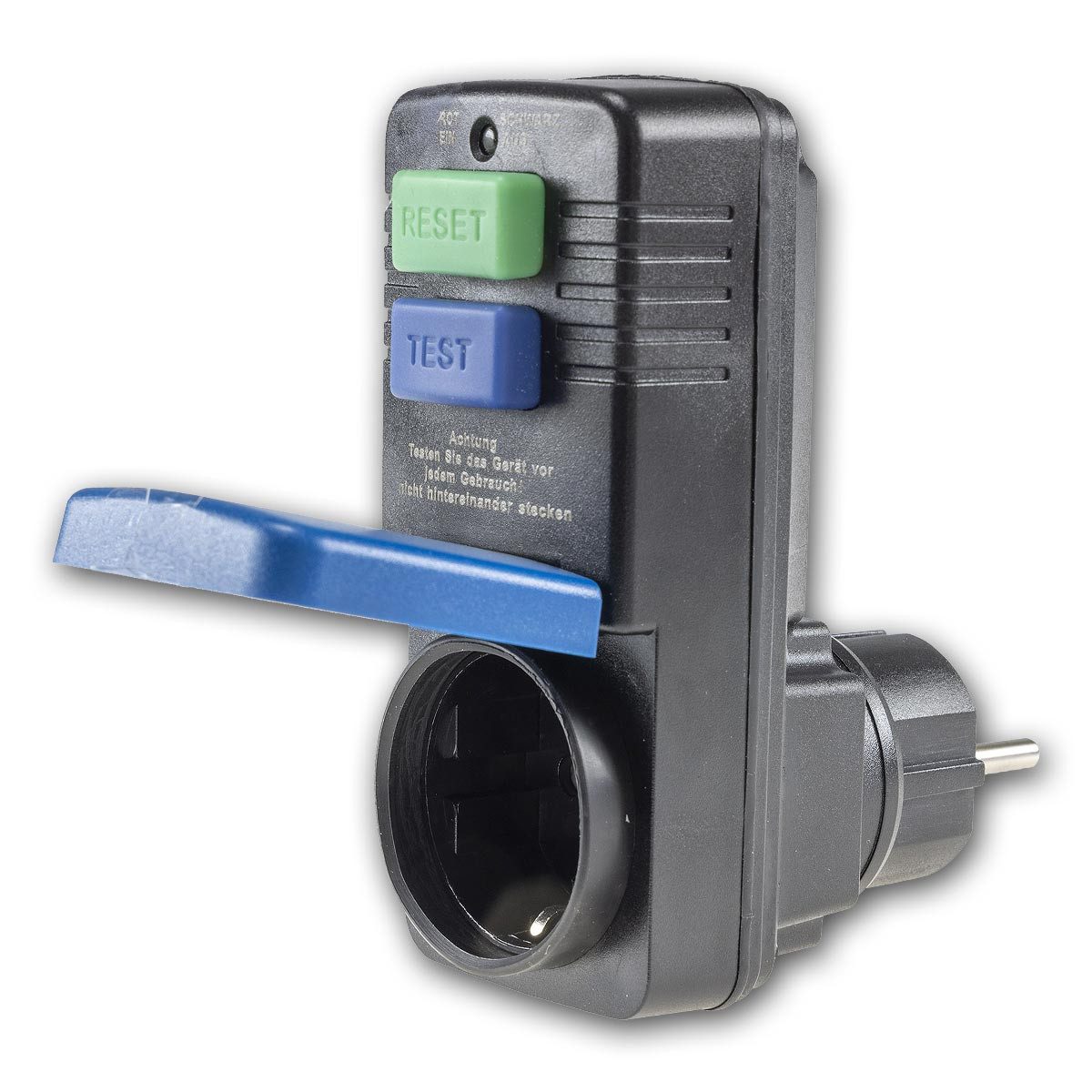 ChiliTec Personenschutzstecker Fehlerstromschutzadapter "CT-RCD" (DI) IP54