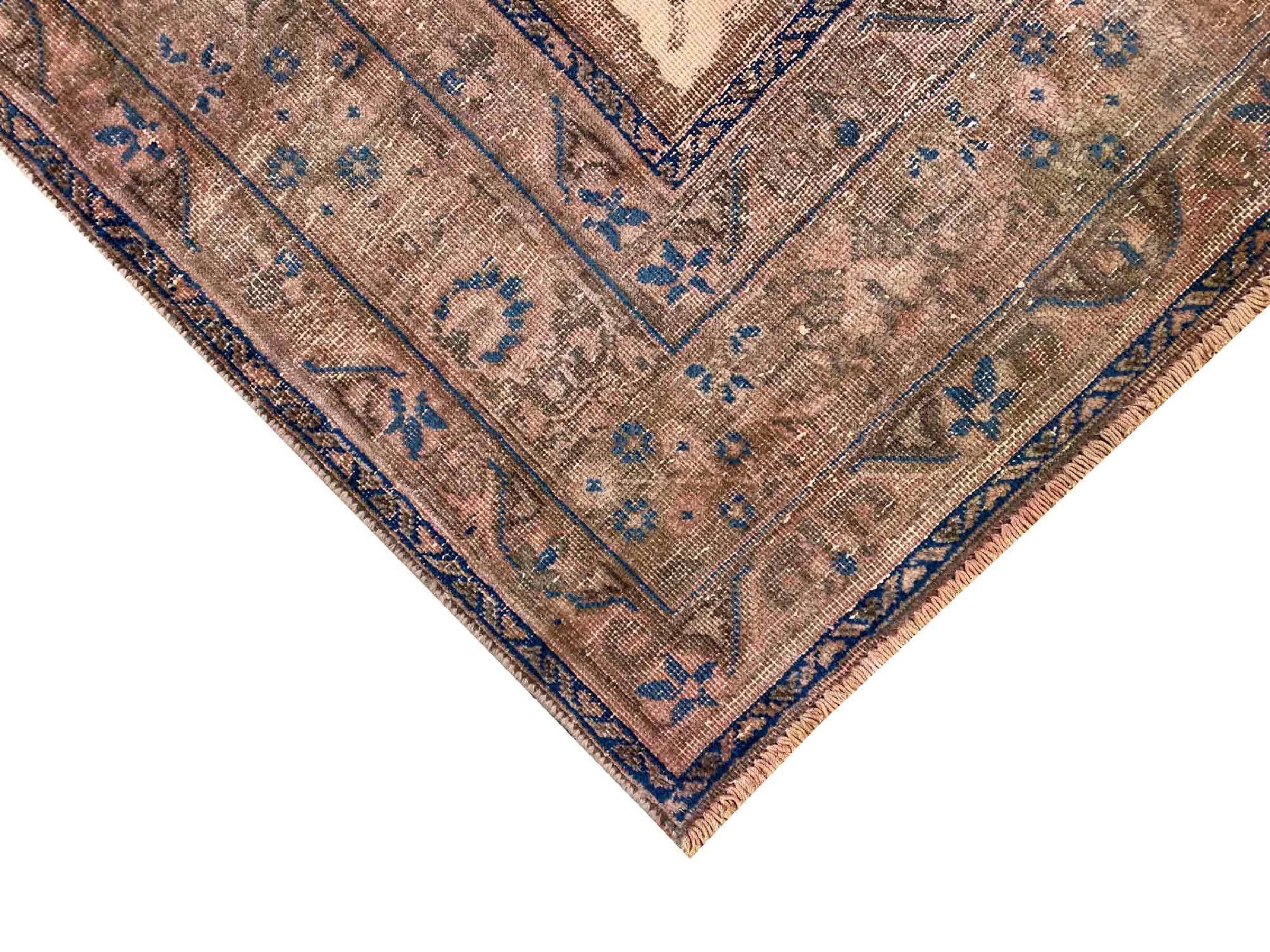 Nain Trading Orientteppich Vintage 191x288 Handgeknüpfter Moderner Orientteppich / Perserteppich, rechteckig, Höhe: 8 mm