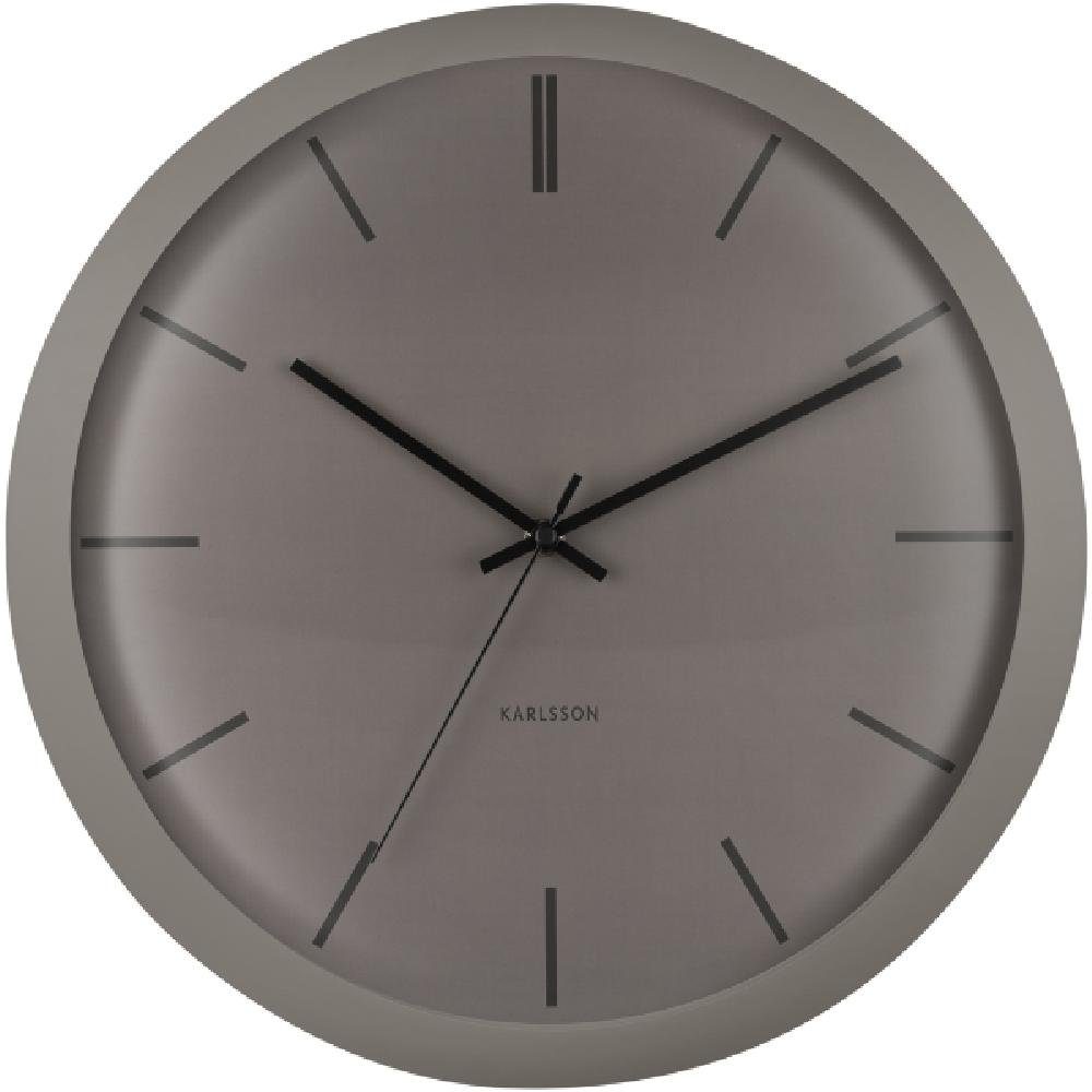 Karlsson Uhr Wanduhr Nirvana Globe Dark Warm Grey (40cm)