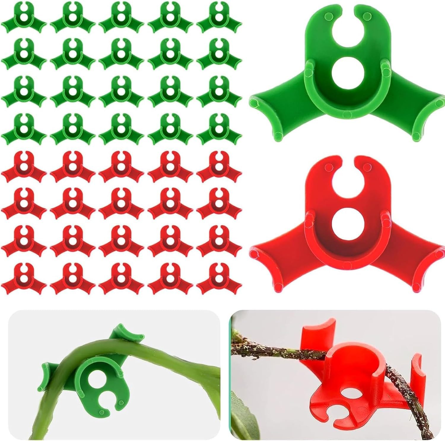 Gartenpflege-Set 40 Stück Pflanzenbieger Lst Clips Pflanzen Clips 90 Grad Low Stress